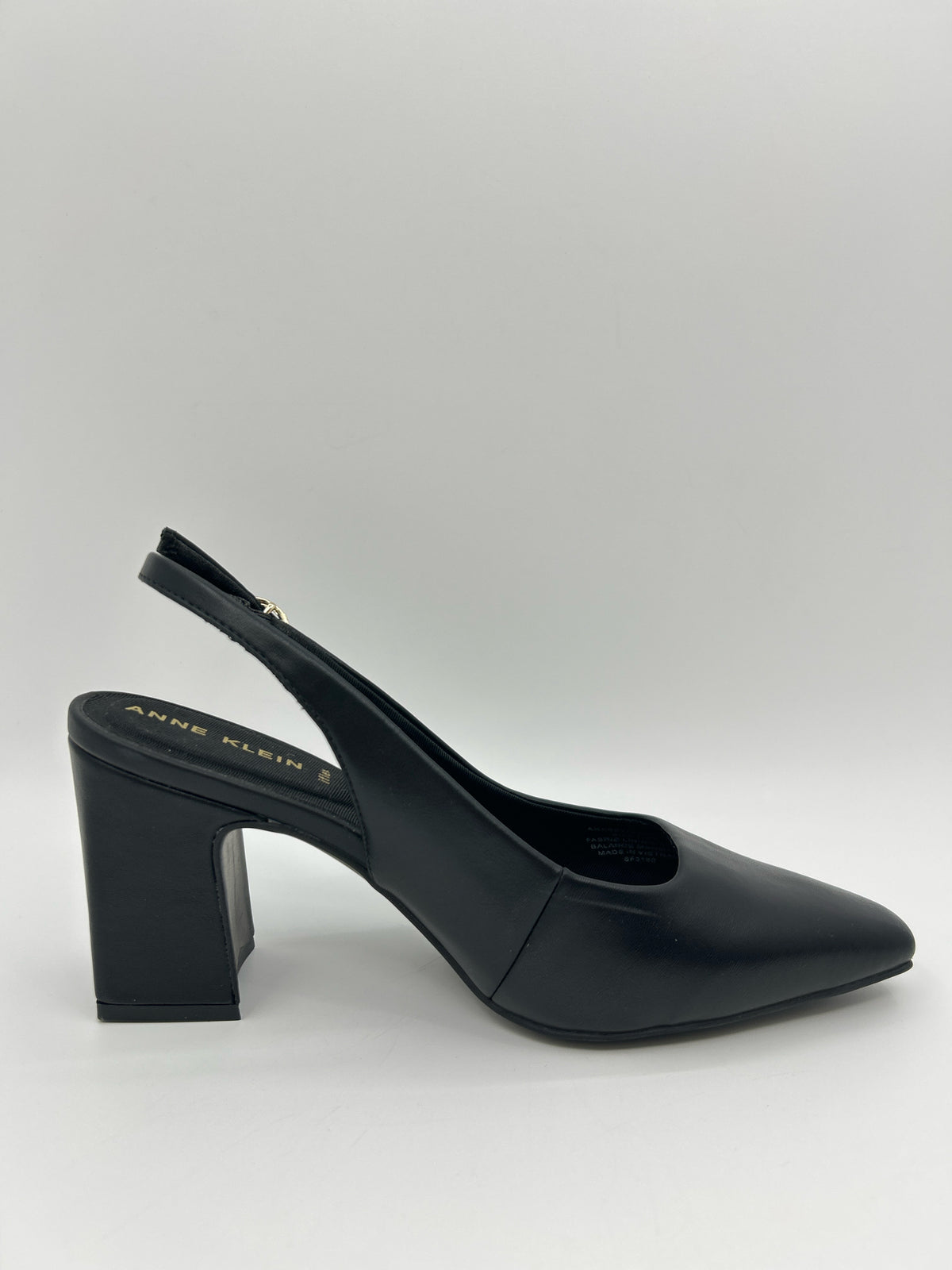 ANNE KLEIN Size 7.5 Black Women Pumps