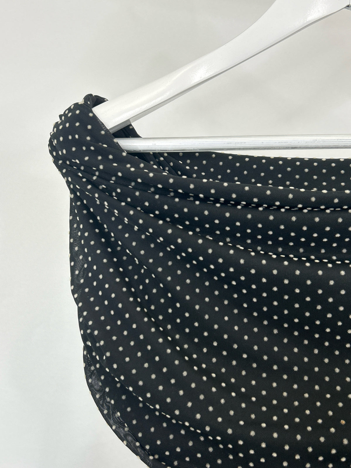 MAEVE Size S Black Polka Dots Women 2-Piece w/skirt