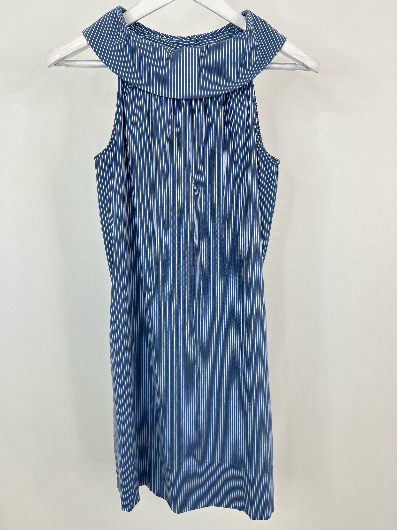 SARA CAMPBELL Size XS Blue Striped Women Dress