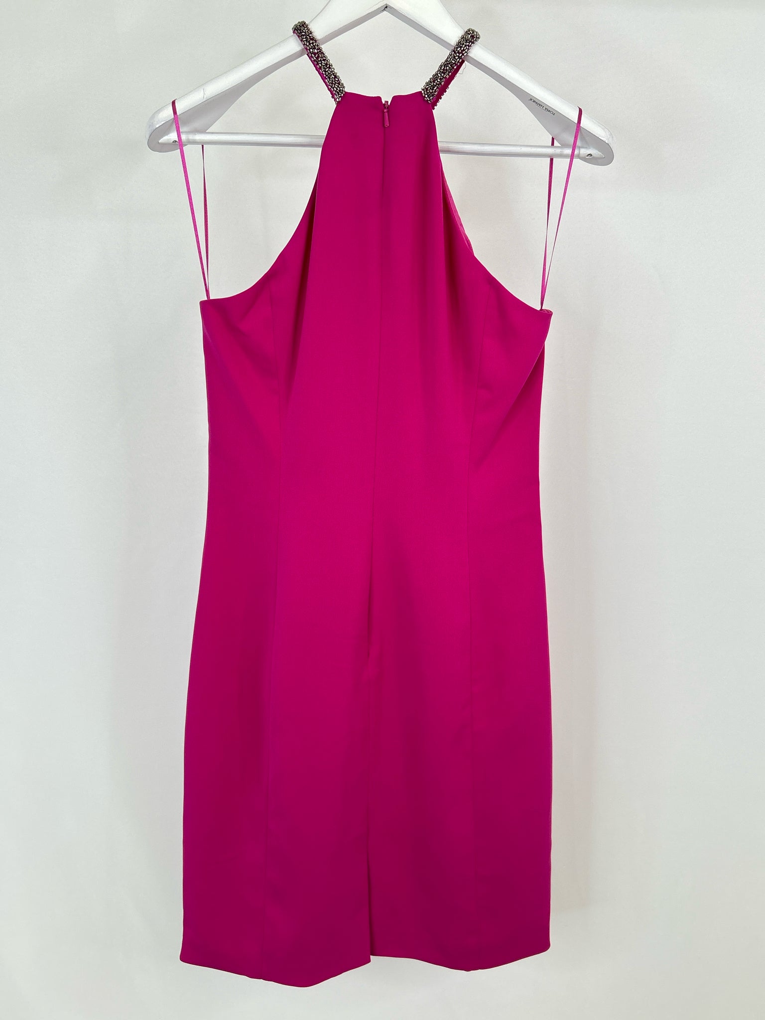 CARMEN MARC VALVO Size S/M Fuchsia Women Dress
