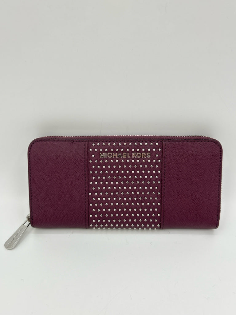 MICHAEL KORS Burgundy Wallet