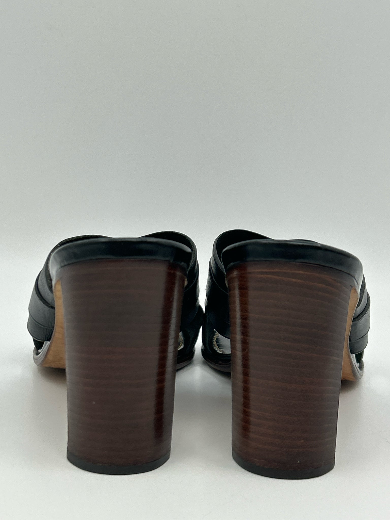 COLE HAAN Size 8.5B Black Women Sandal