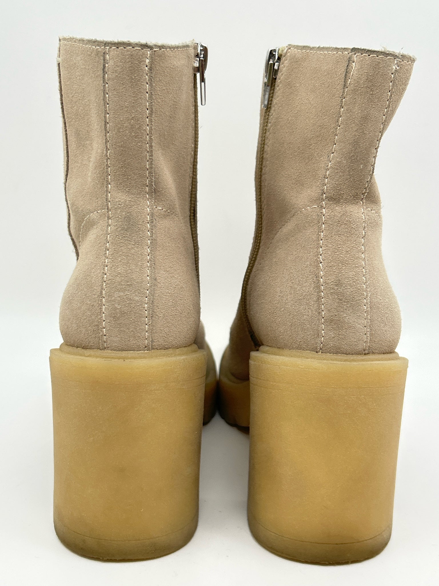 DOLCE VITA Size 7.5 Beige Women Booties