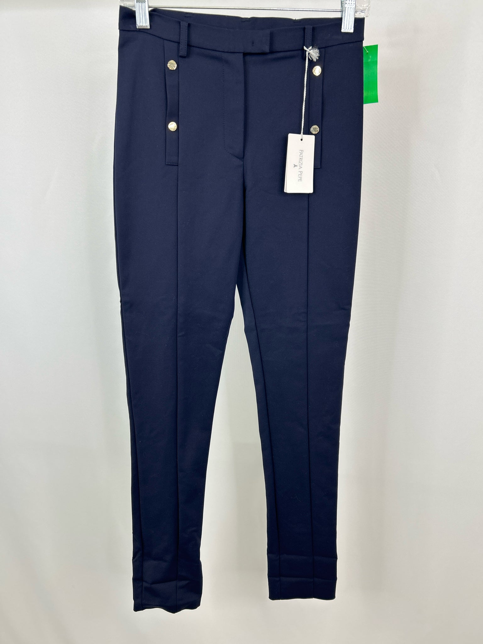 PATRIZIA PEPE Size 6 Blue Women Pants