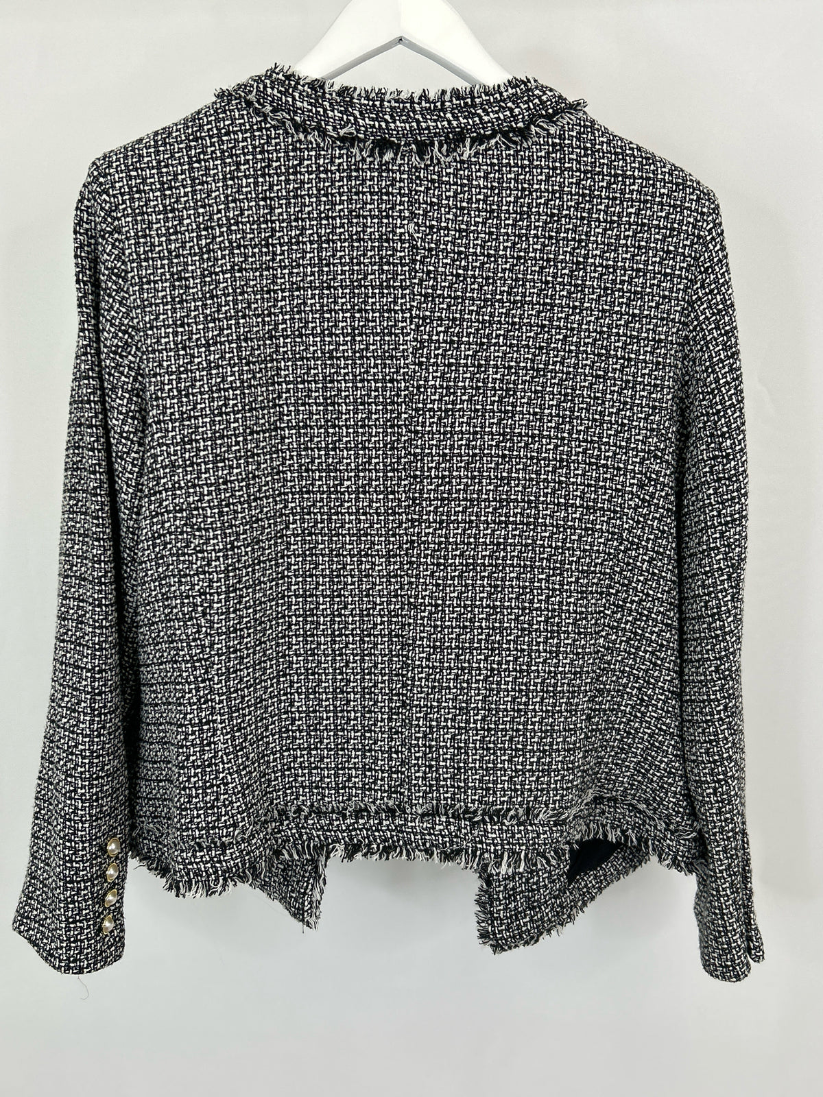 NANETTE LEPORE Size XL Black and White Women Jacket