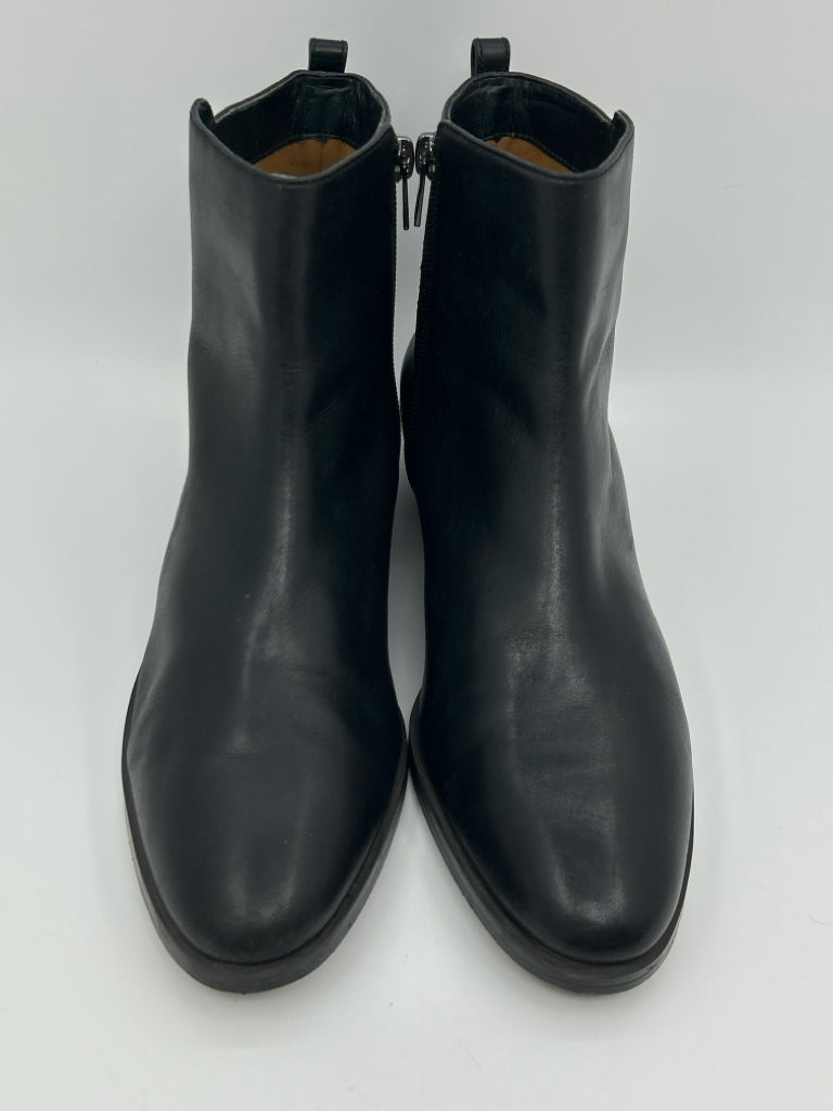 Coach Women Size 8.5 Black Leather Booties