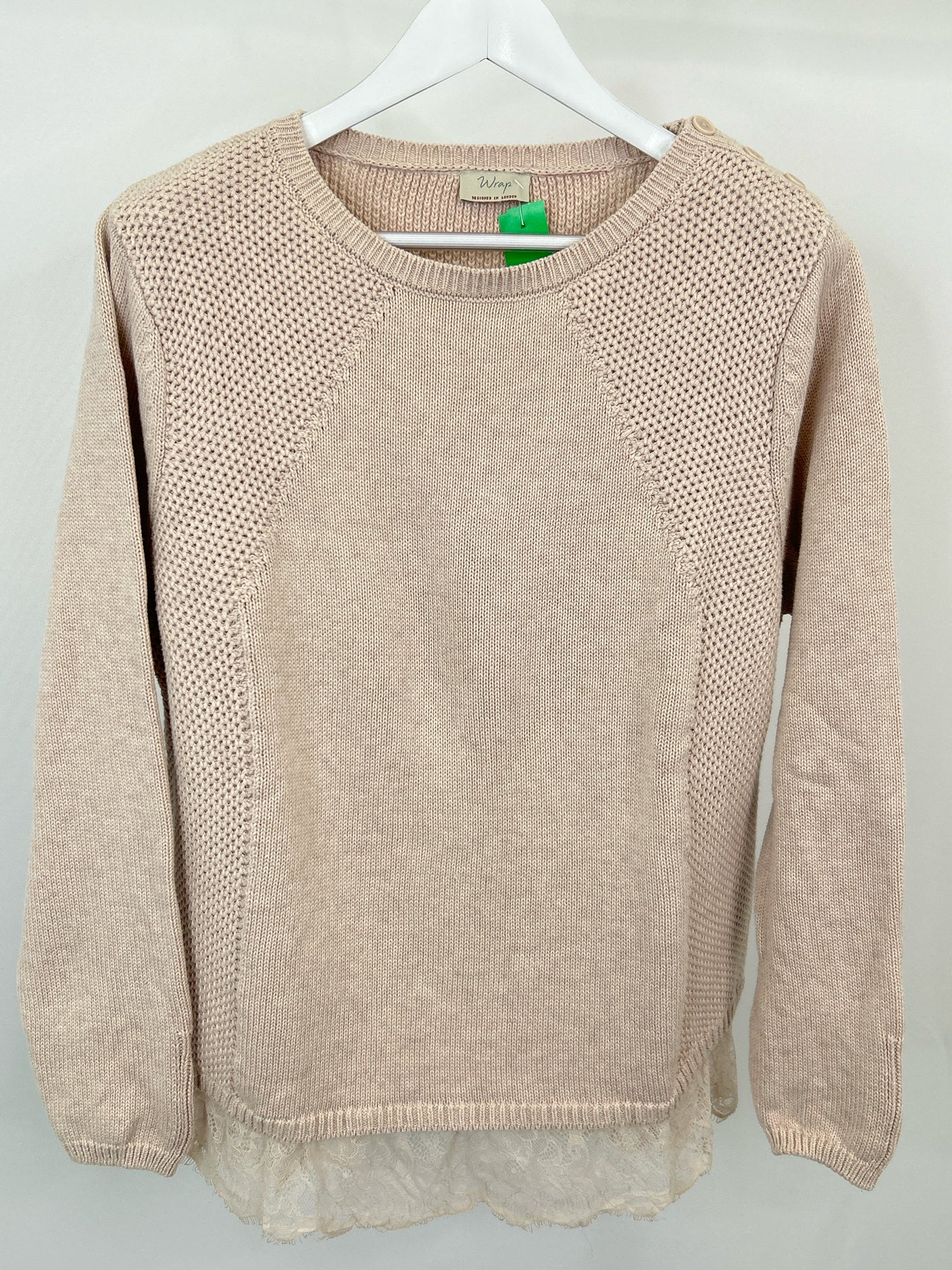 WRAP LONDON Size 14 BLUSH Women Sweater