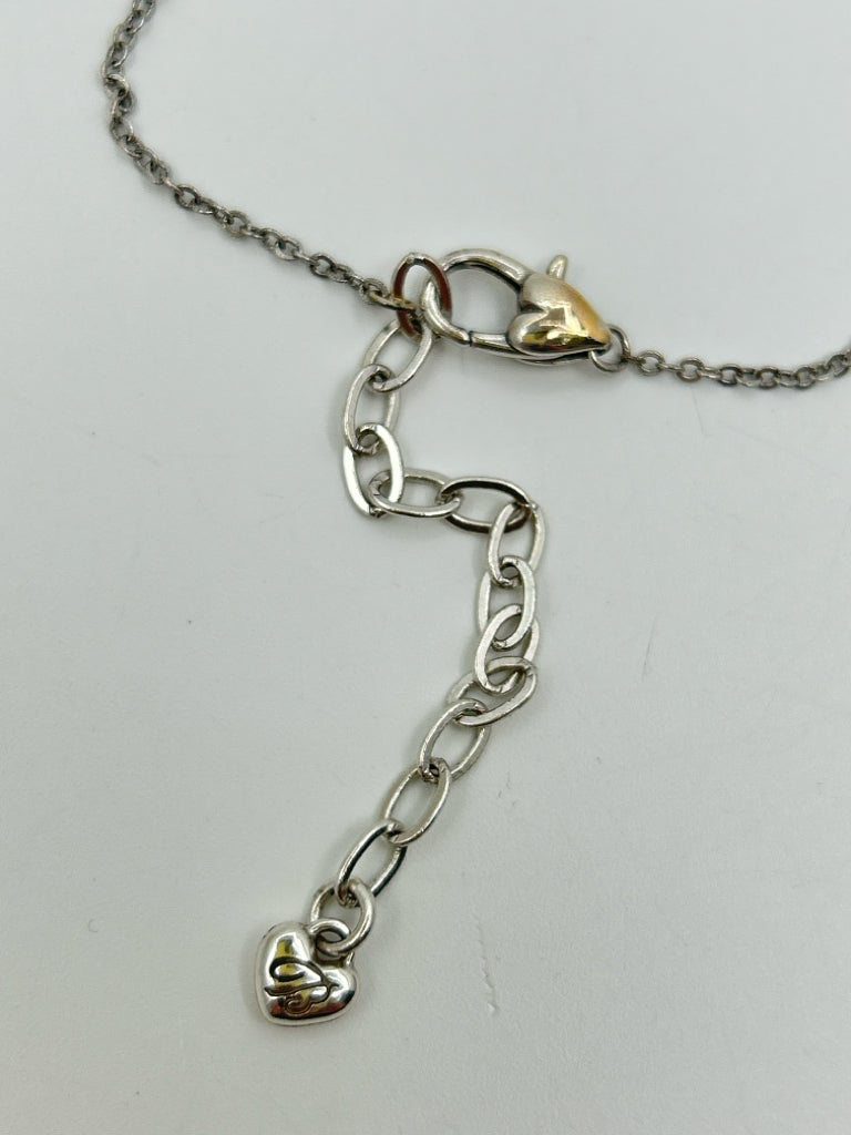 BRIGHTON Silver and Purple Necklace
