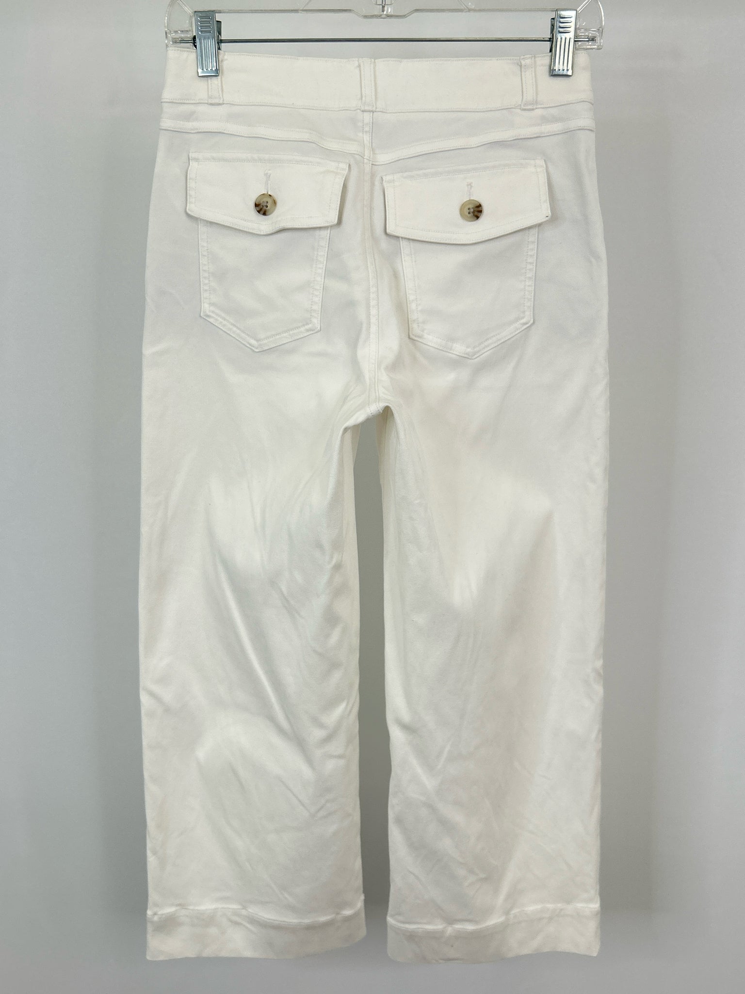 SPANX Size M white denim Women jeans
