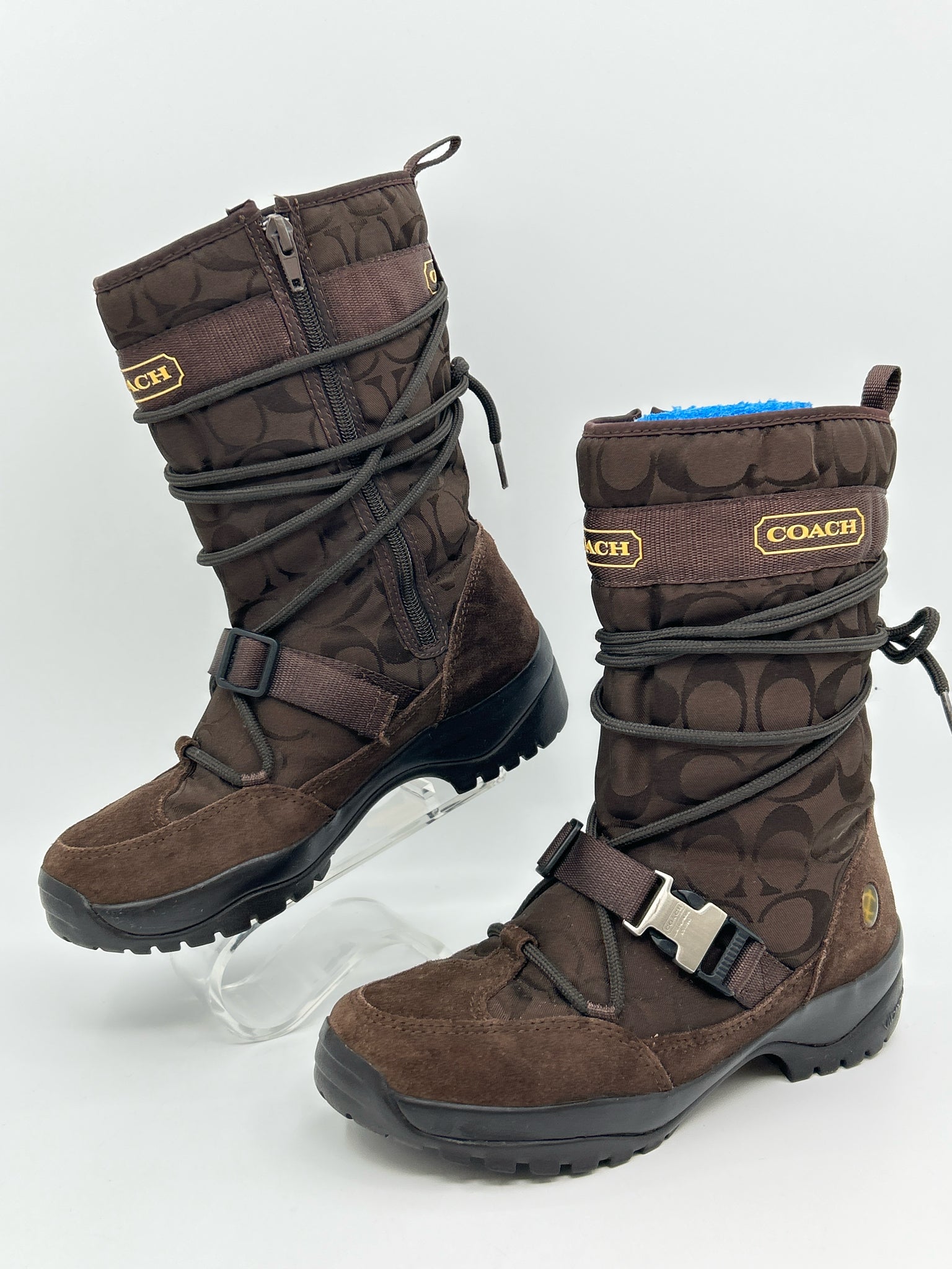 COACH Size 6M Brown Women Boots