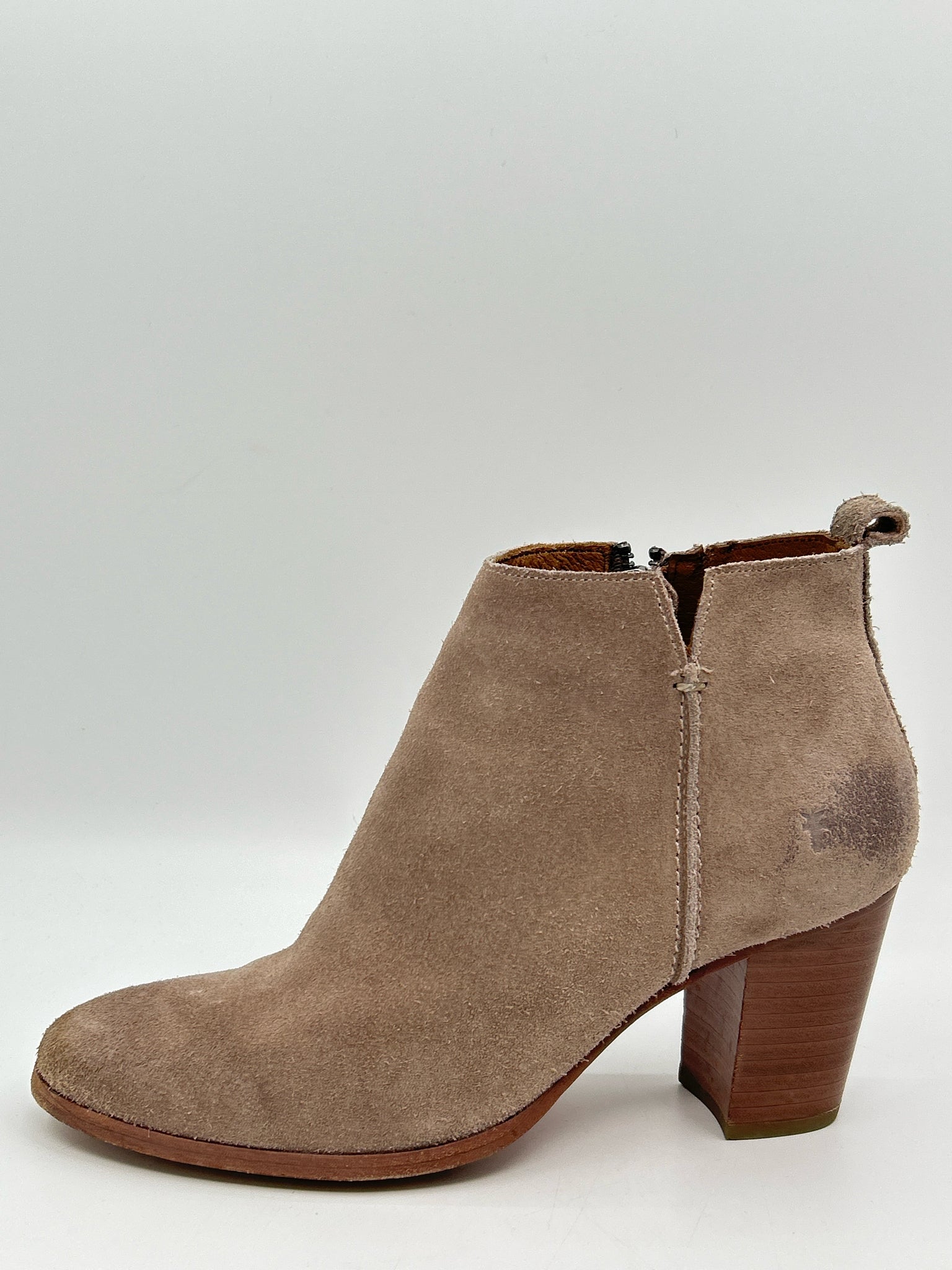 FRYE Size 8.5M Taupe Women Booties