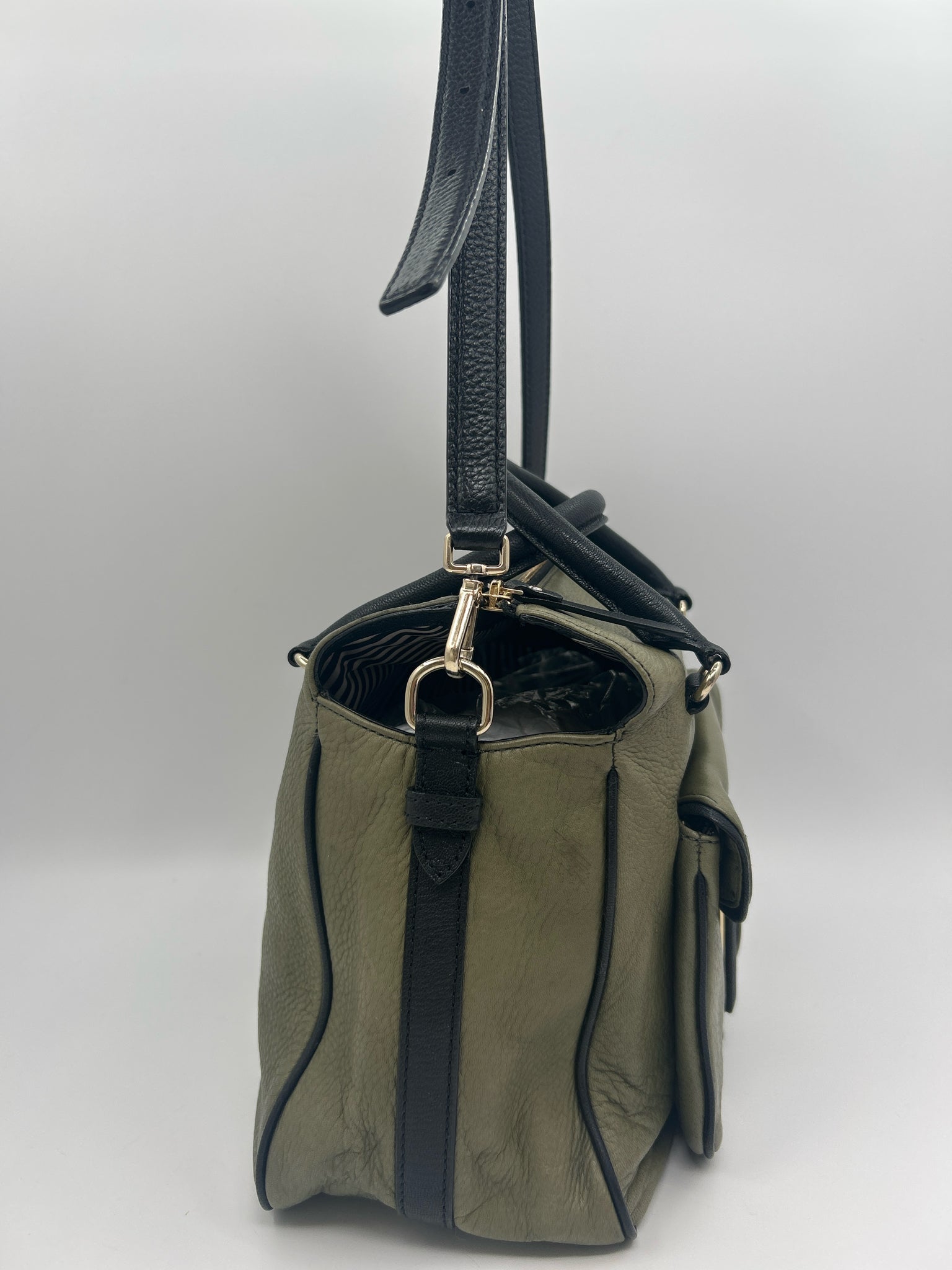 KATE SPADE OLIVE AND BLACK Women Purse