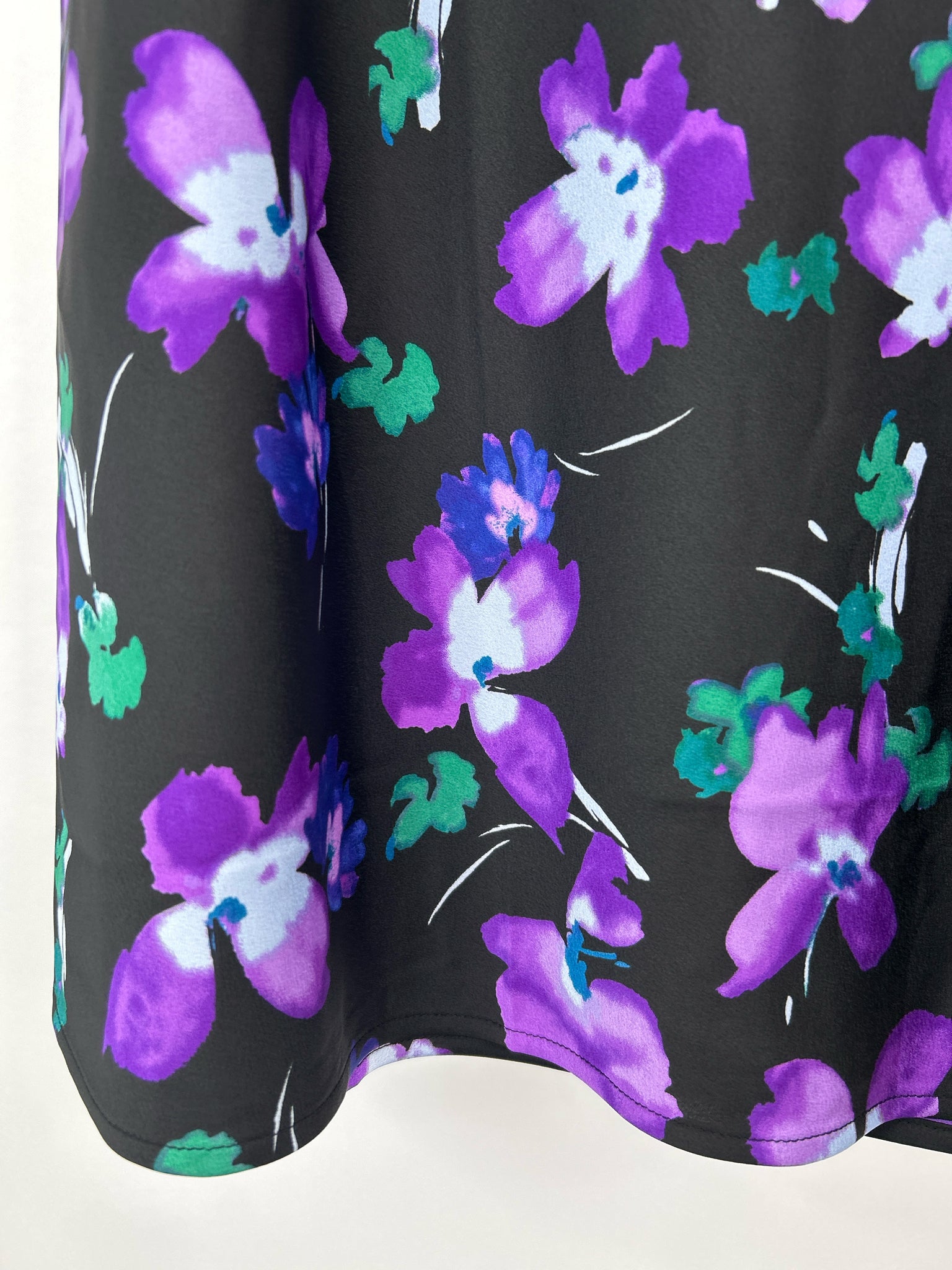 J.CREW NWT Size M Black Floral Women Skirt