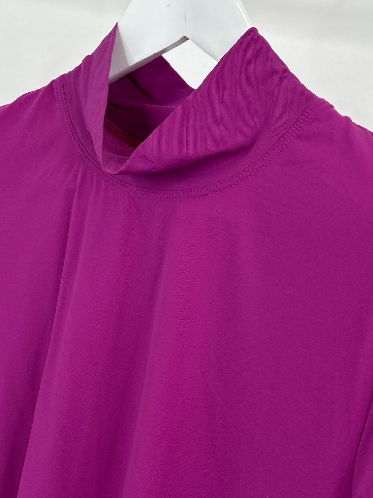 ST JOHN Women Size XL Fuschia Turtleneck