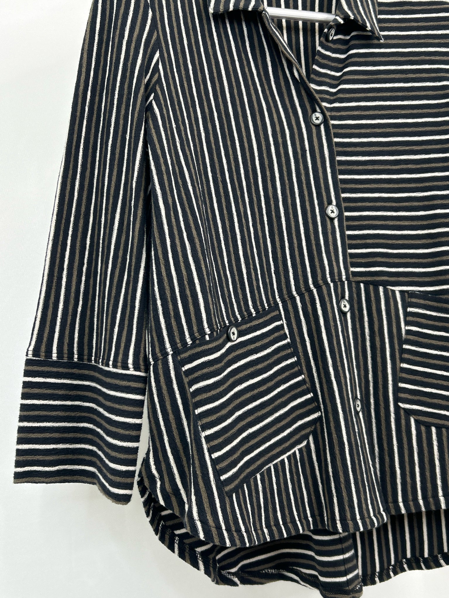 HABITAT Size S black striped Women Shirt
