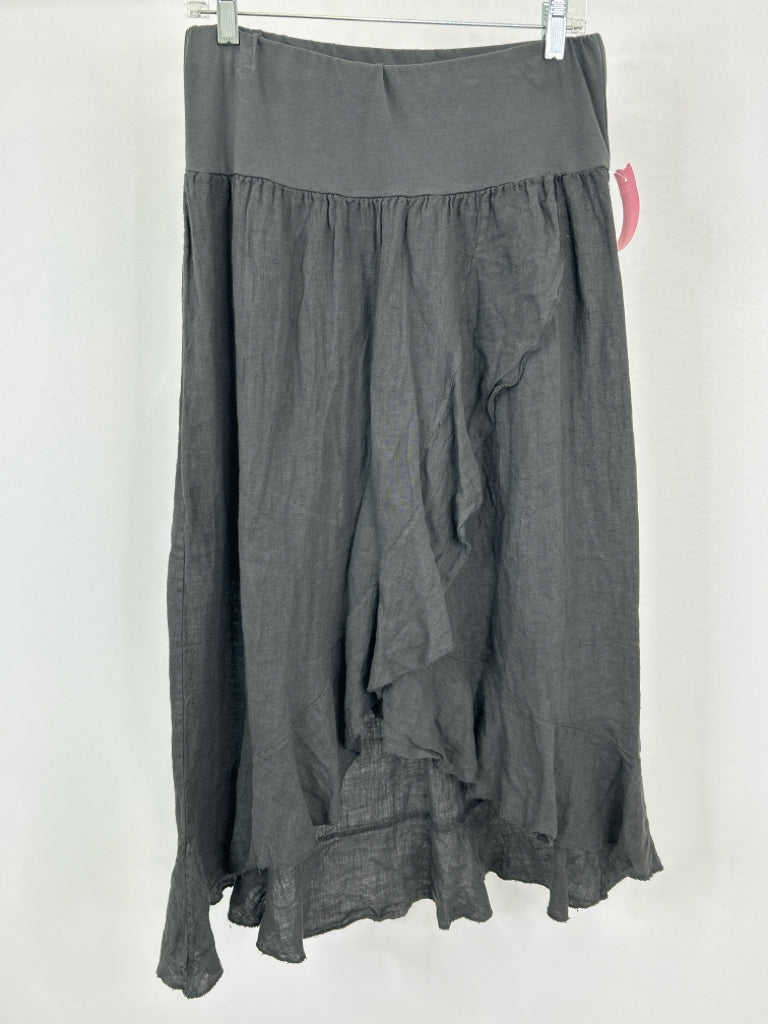 M Made in Italy Size L Grey Women's Skirt