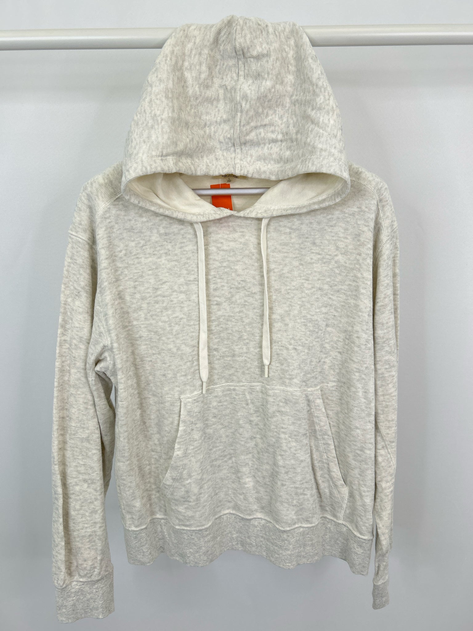 MADEWELL Size L Oatmeal Women Hoodie
