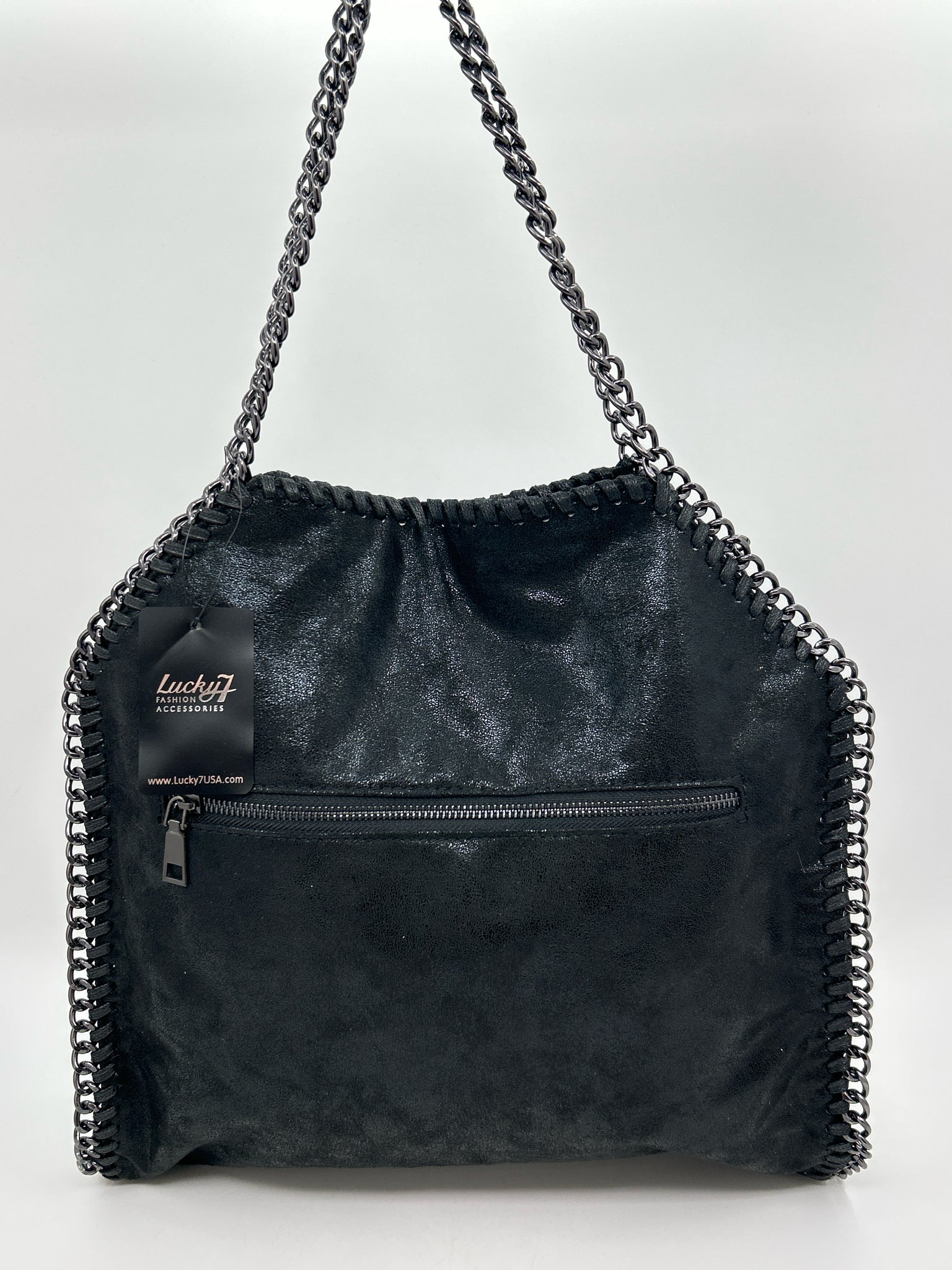 LUCKY 7 Black Women Purse