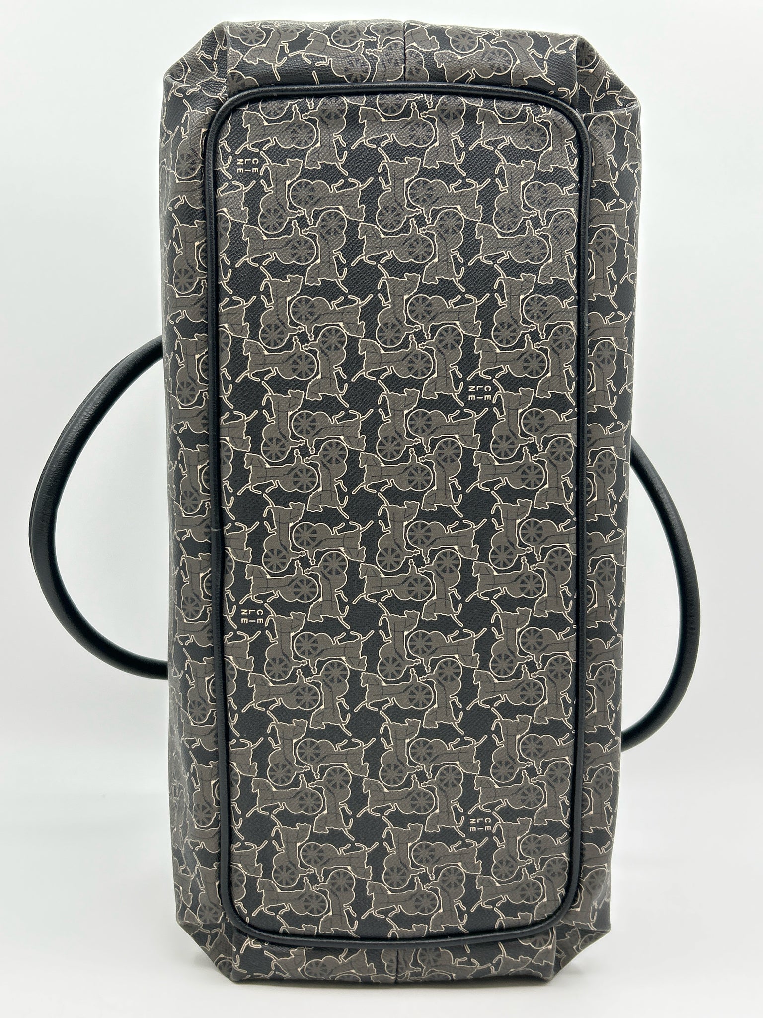CELINE Black and Grey Women Purse Tote