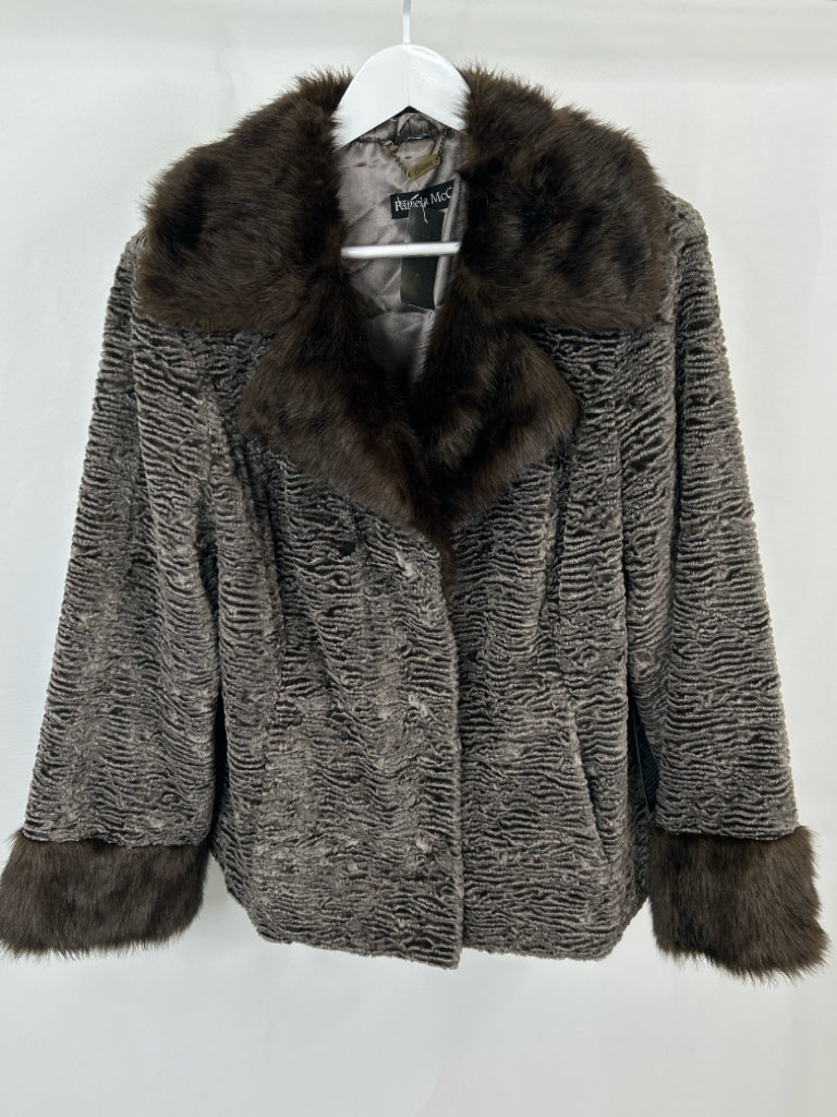 PAMELA MCCOY Faux Fur Jacket NWT