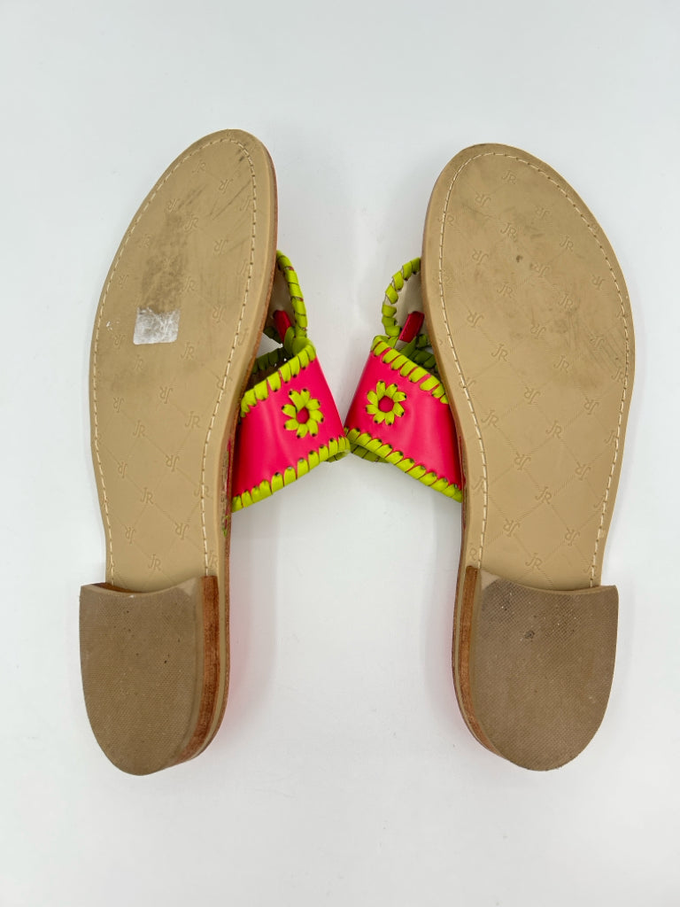 JACK ROGERS Size 8.5 Hot Pink Women's Sandal