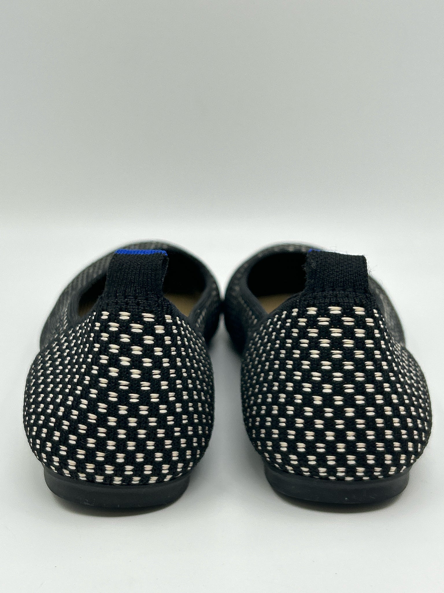 ROTHY'S Size 8.5 Black and White Women Flats