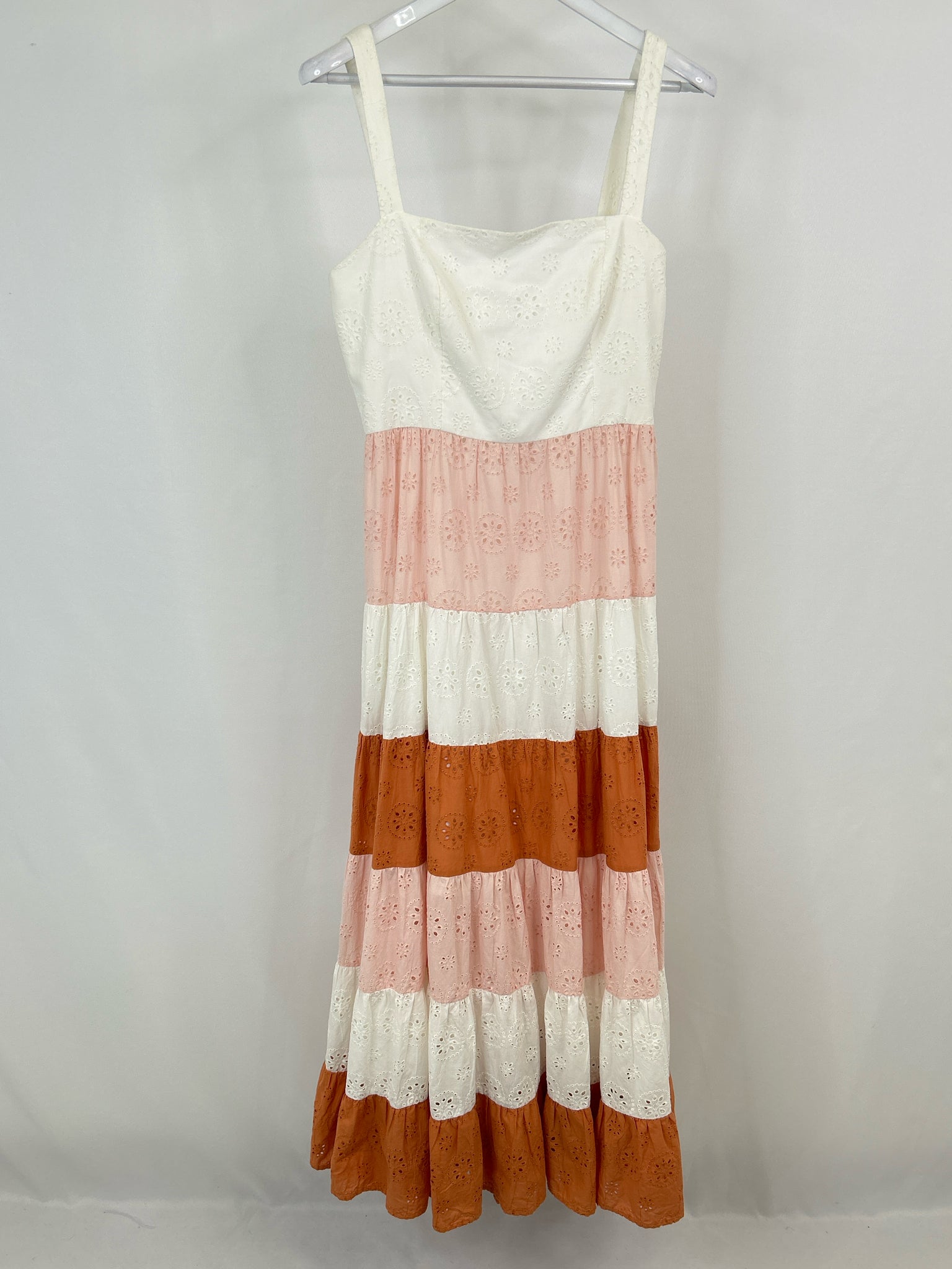HUTCH Size 10 White and PINK Women Dress