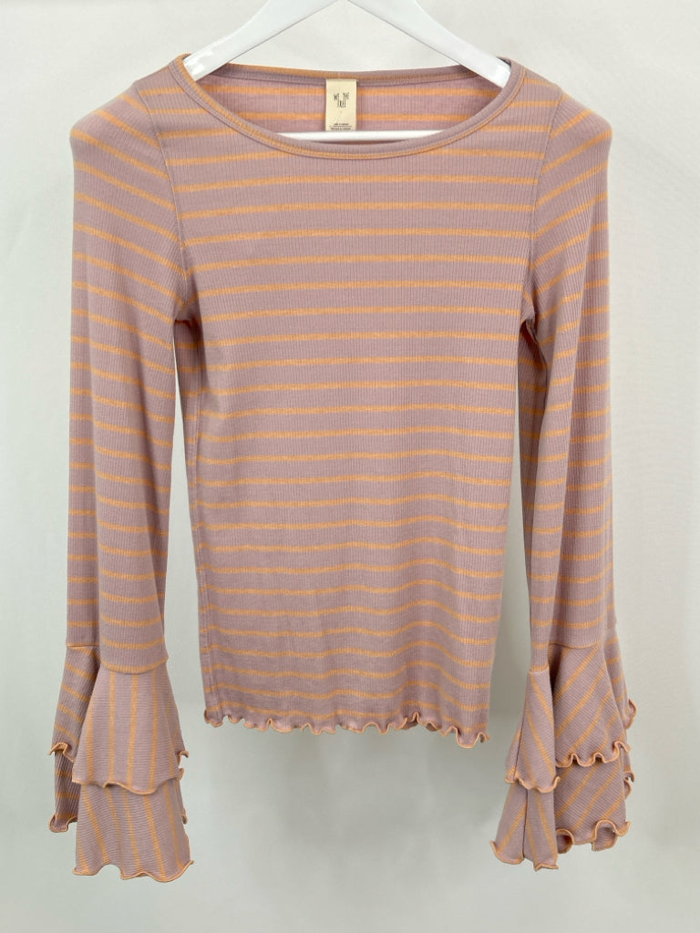 WE THE FREE Women Size S Lilac Striped Top NWT