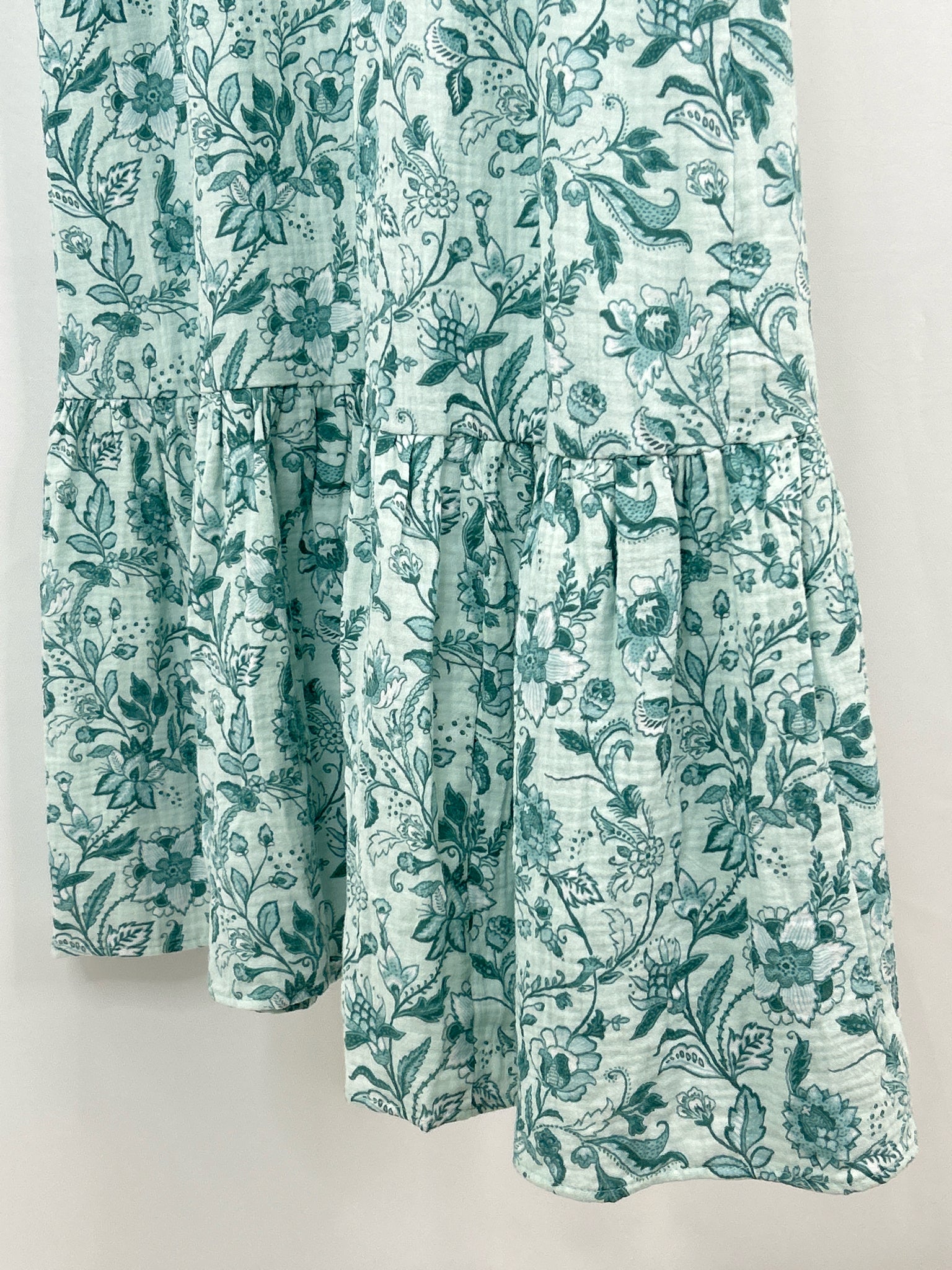 WONDERLY Size L turquoise print Women Dress