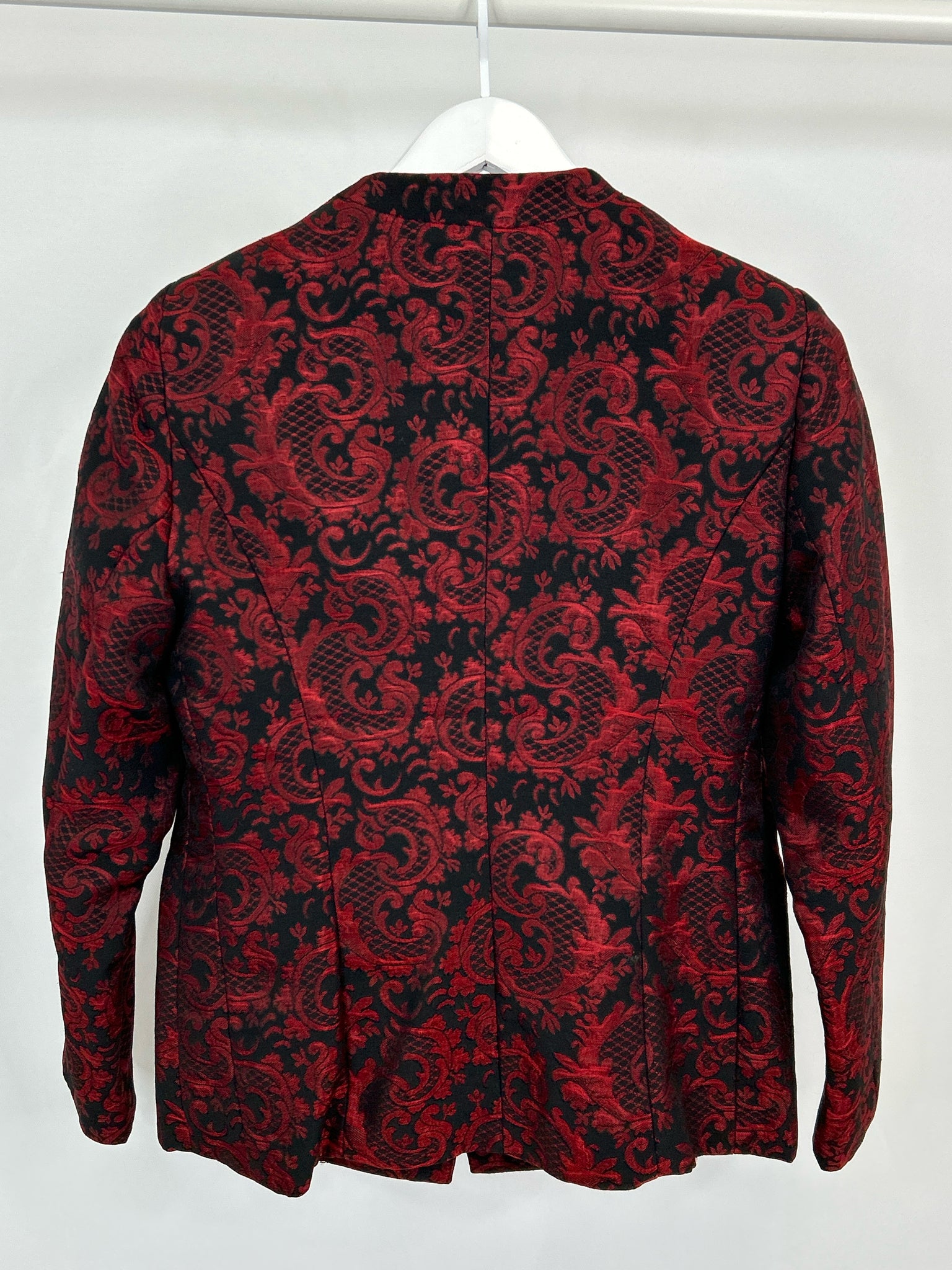 CHICO'S Size M Red and Black Women Blazer