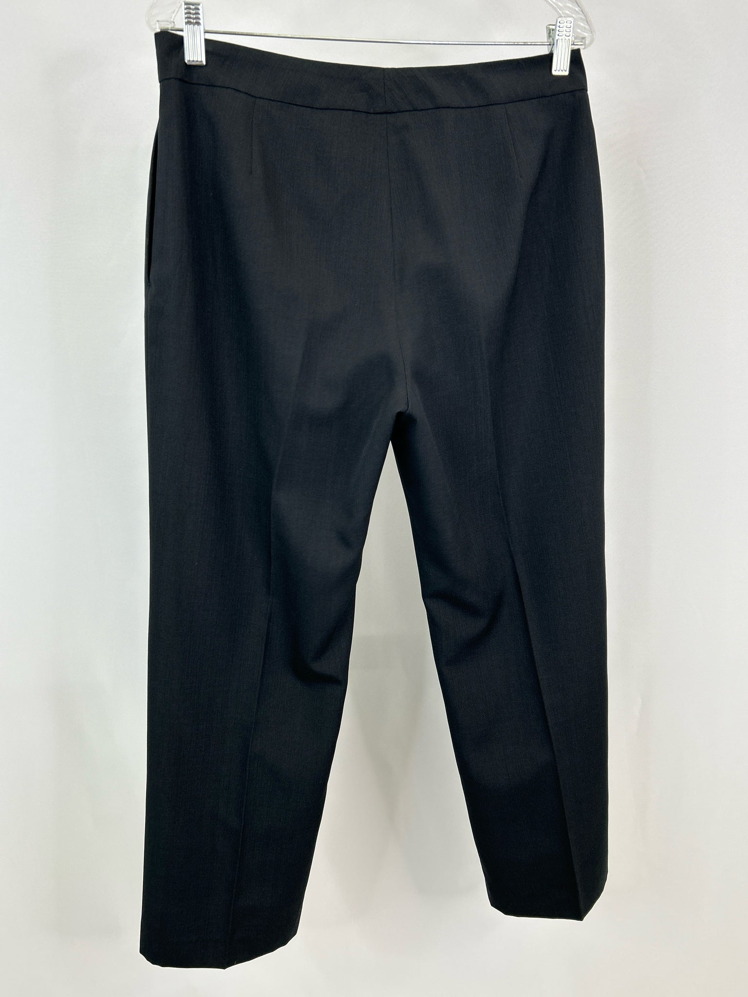 KASPER Size 10 Dark Grey Women 2-Piece w/Pants