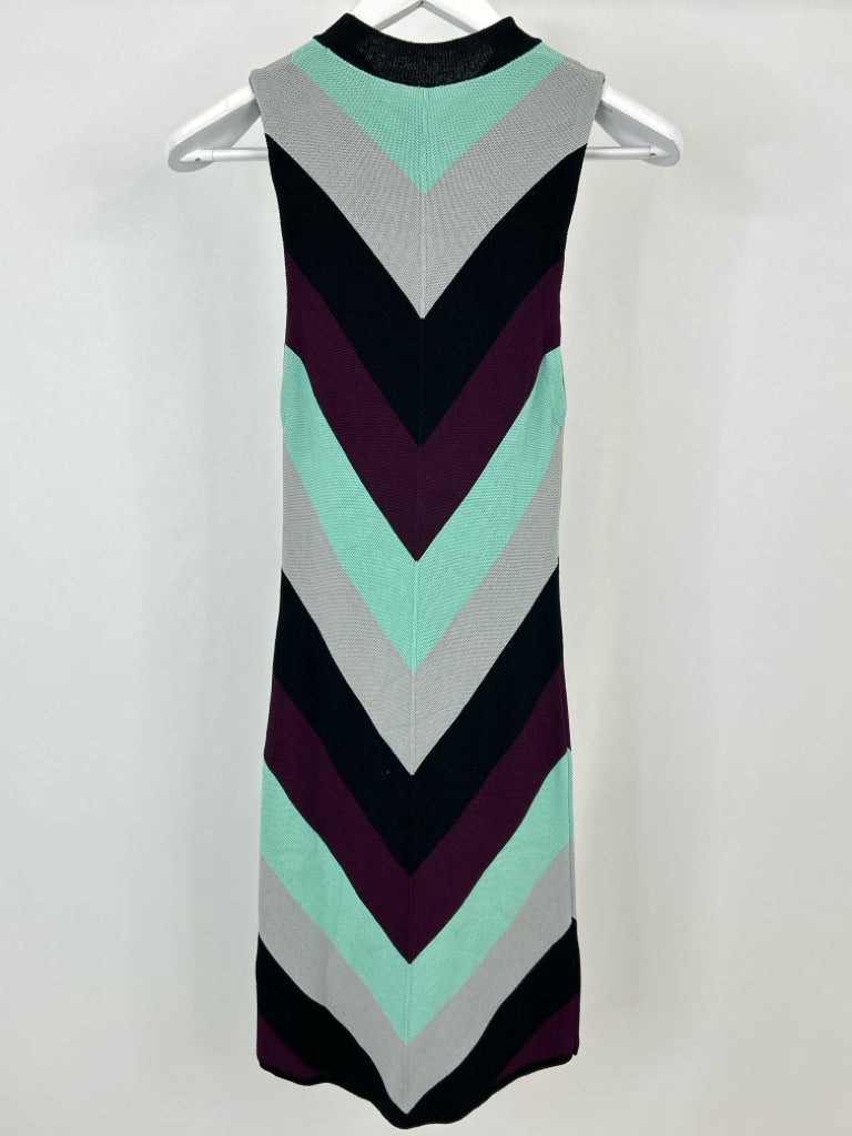 FREE PEOPLE Size XS BLACK AND GREEN Women's Dress