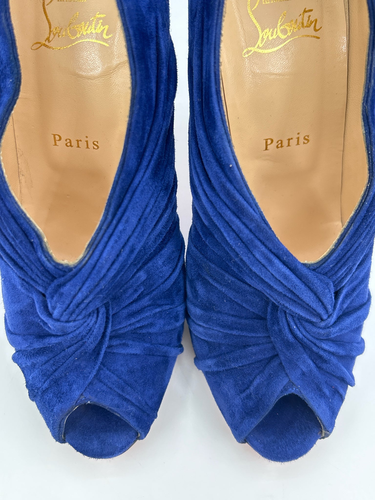 CHRISTIAN LOUBOUTIN Size 38.5 Royal Blue Women Pumps