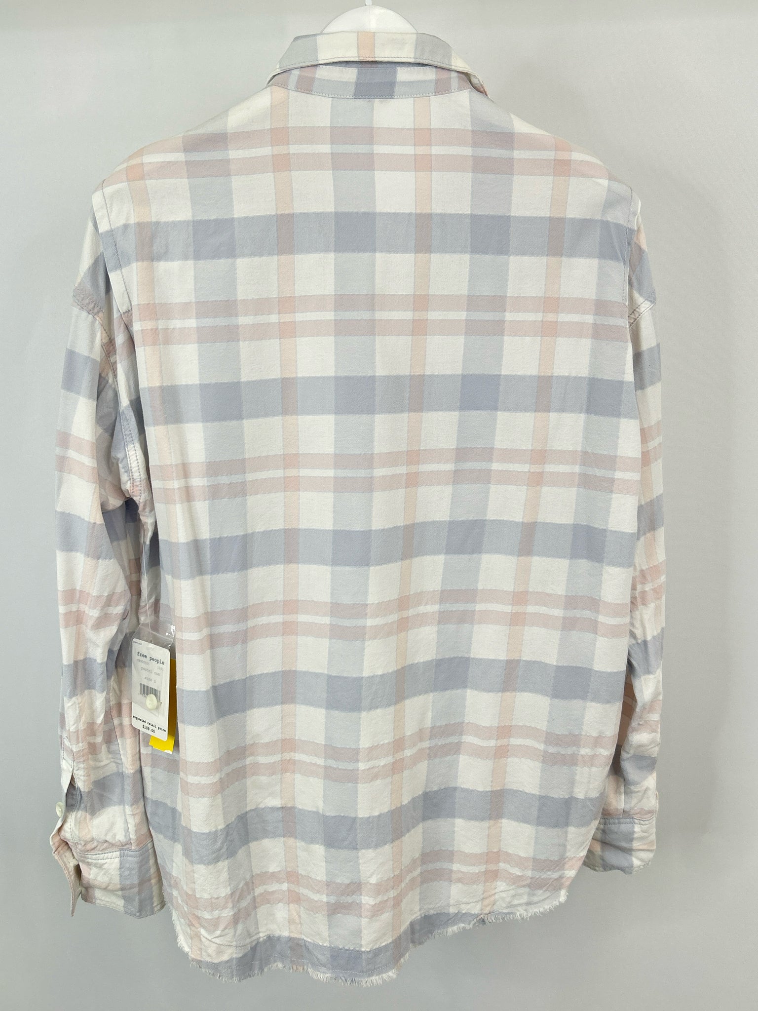 FREE PEOPLE Size SP BLUE AND PINK Women Shirt