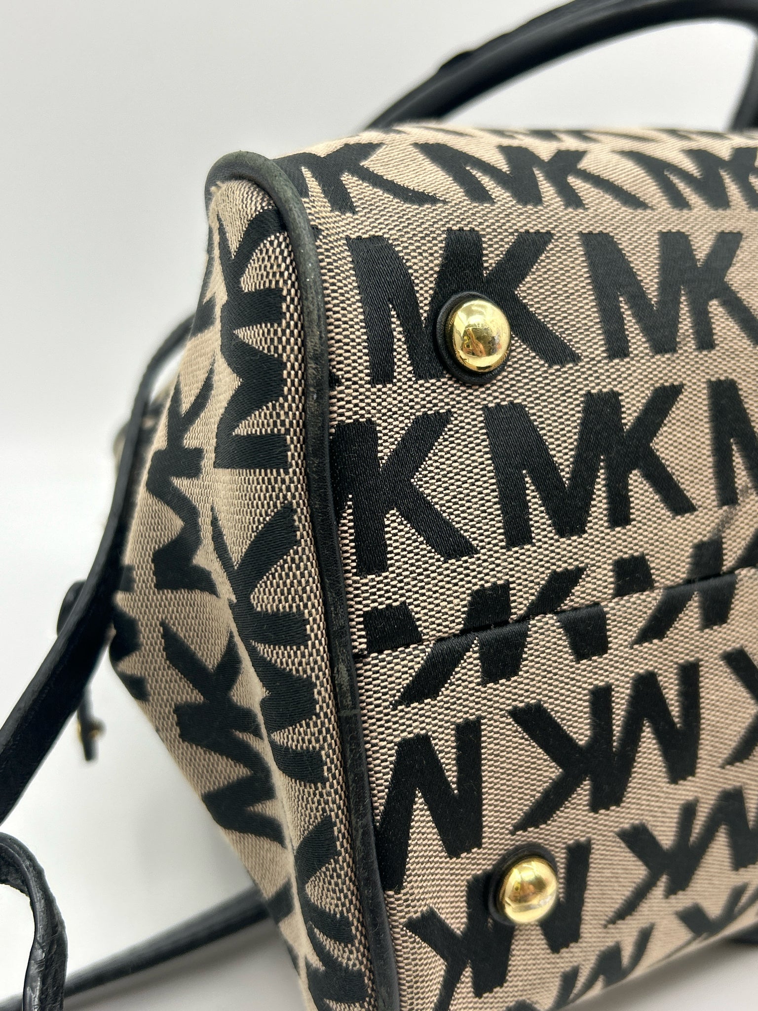MICHAEL MICHAEL KORS Grey & Black Women Purse