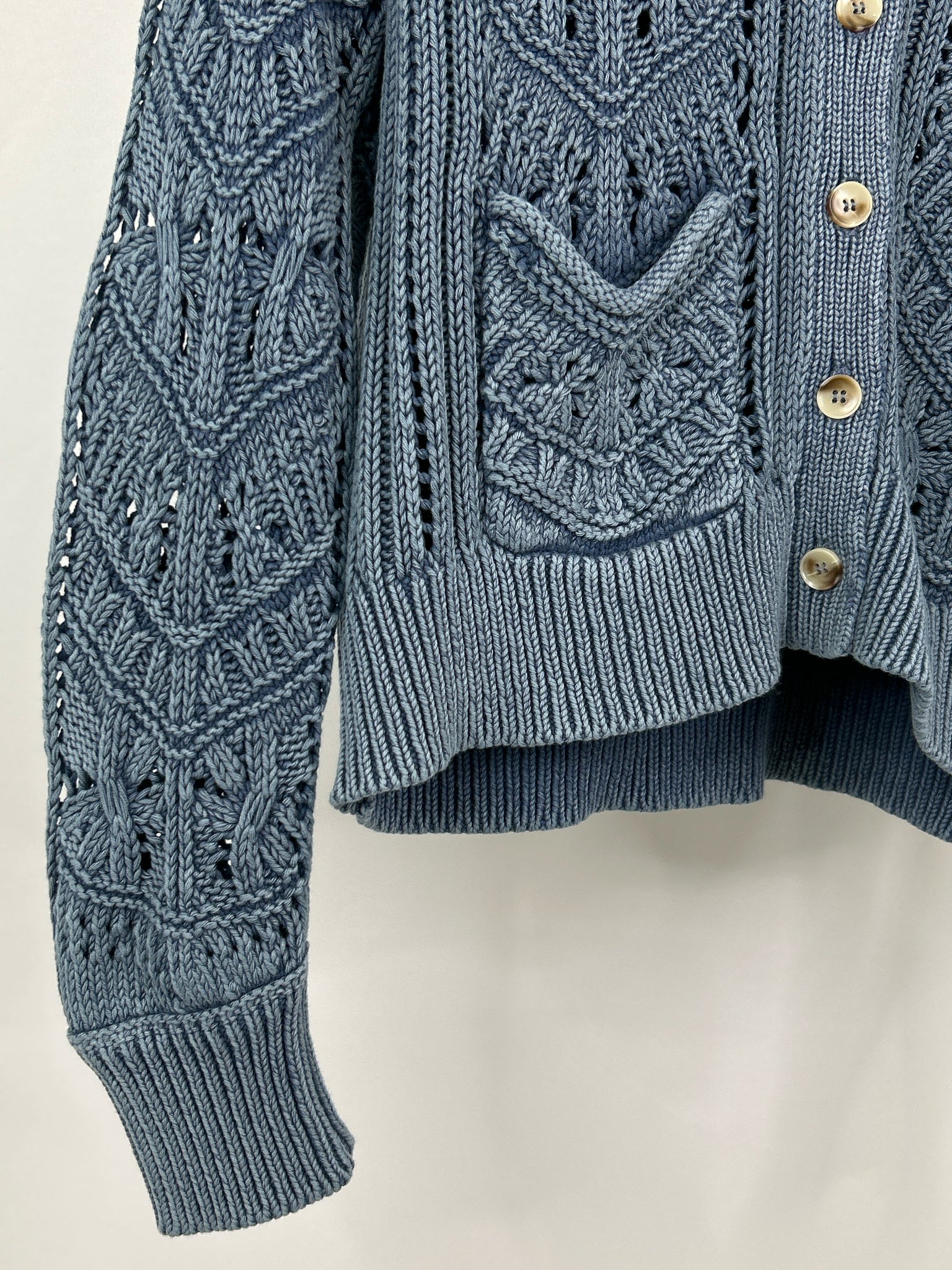 SUNDANCE Size XL Blue Women Cardigan