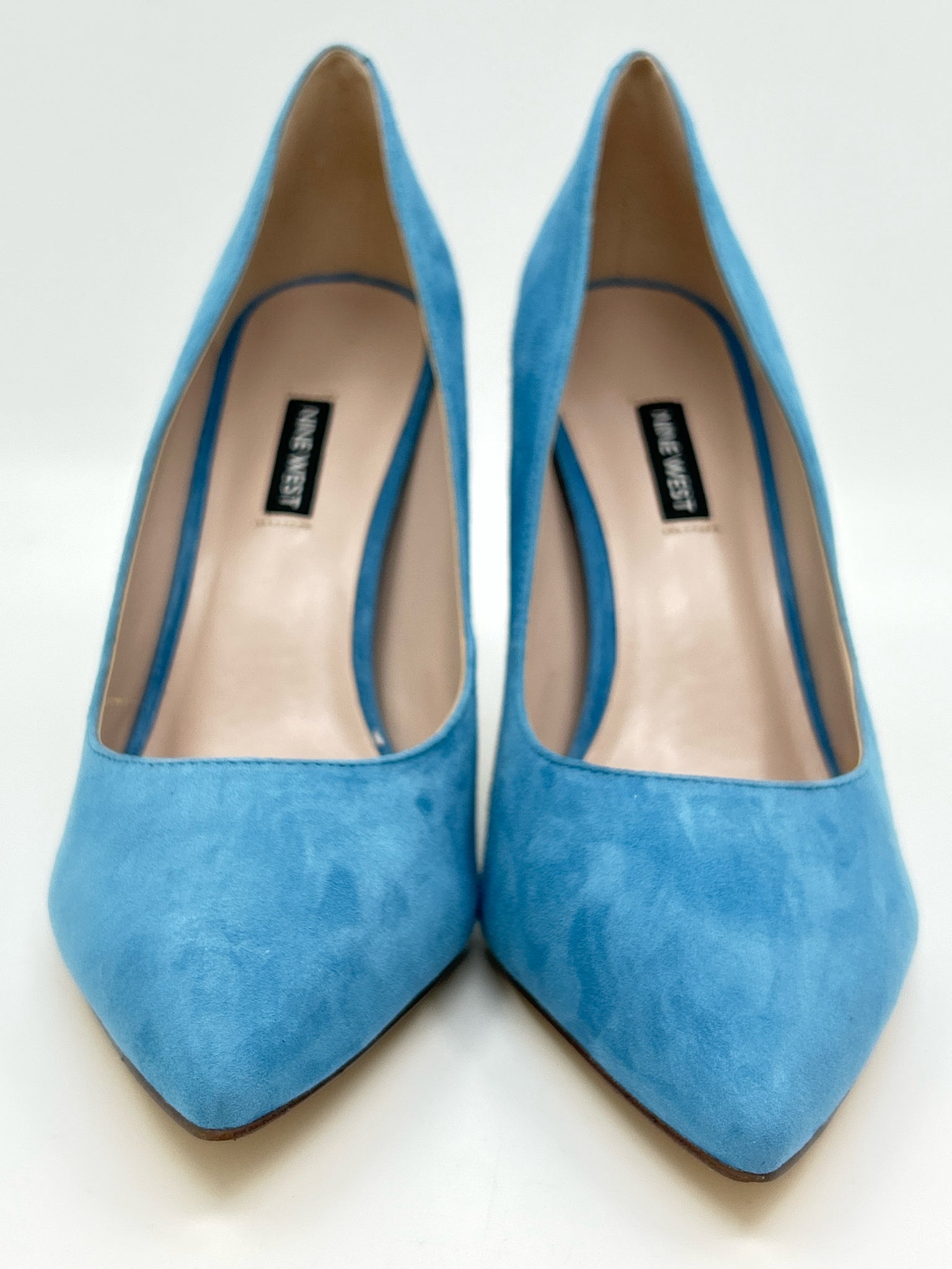 NINE WEST Size 11M Blue Women Pumps