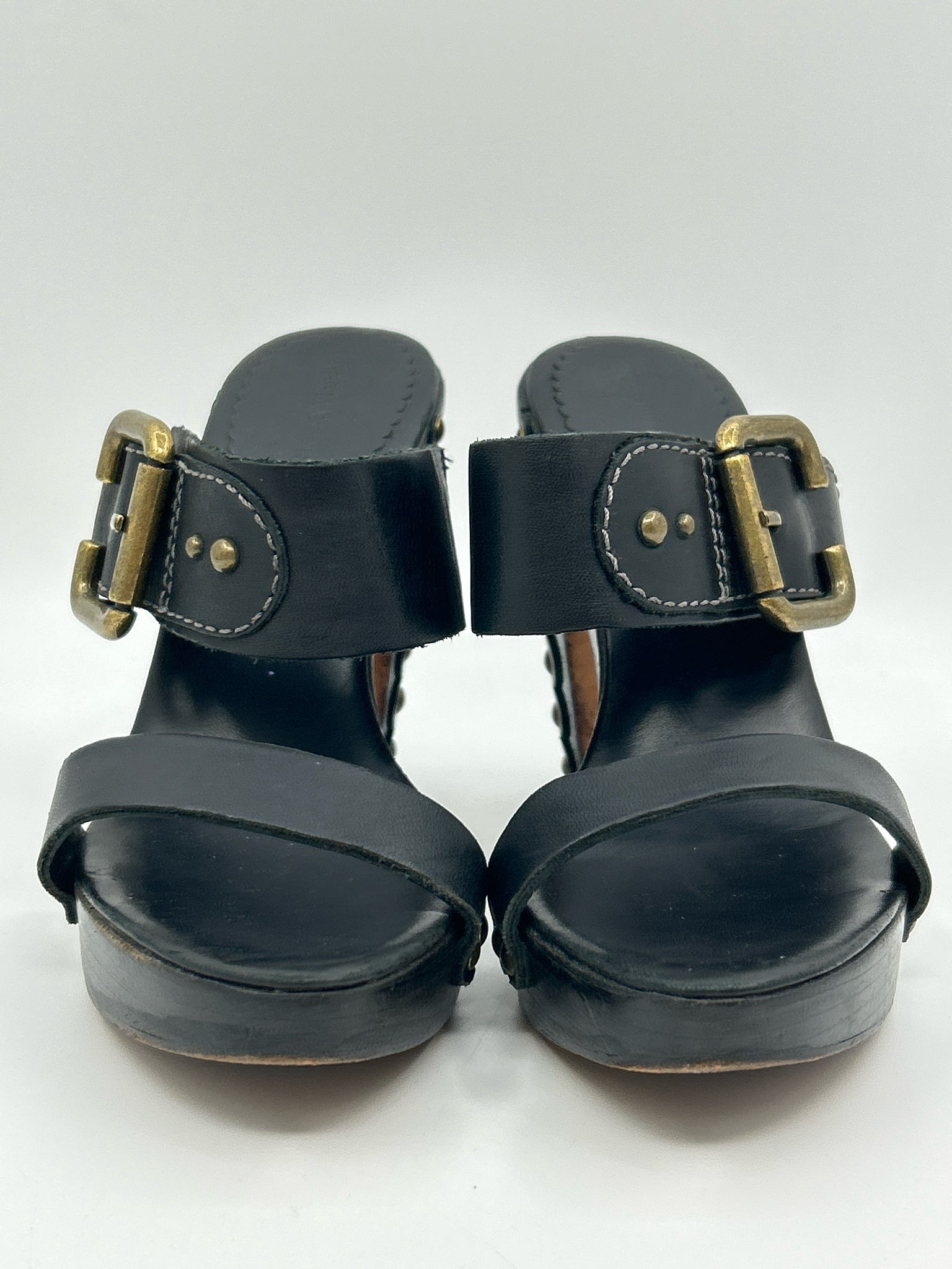 BCBGMAXAZRIA Size 6 Black Women Sandal
