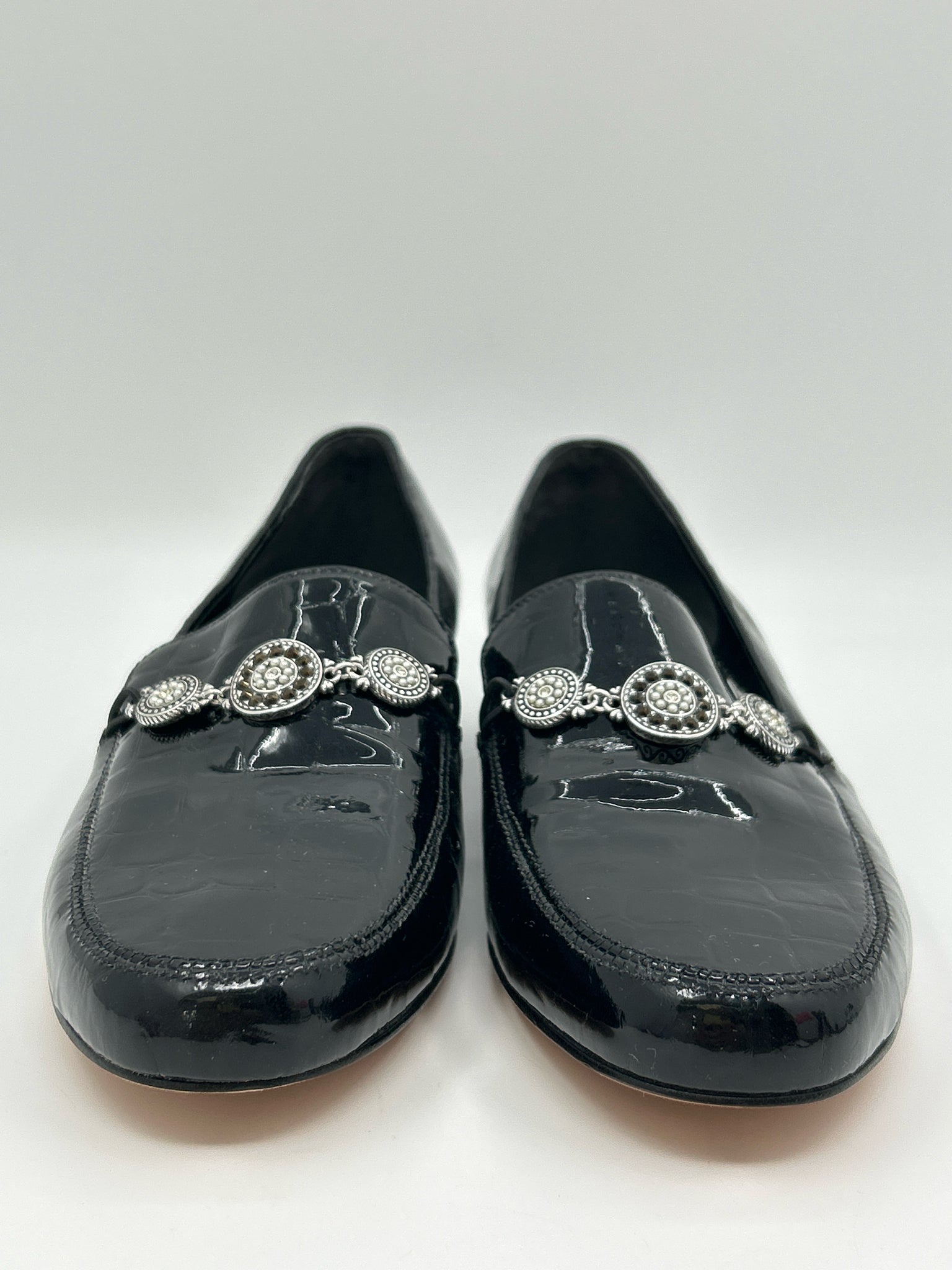 BRIGHTON Size 9M Black Women Loafer