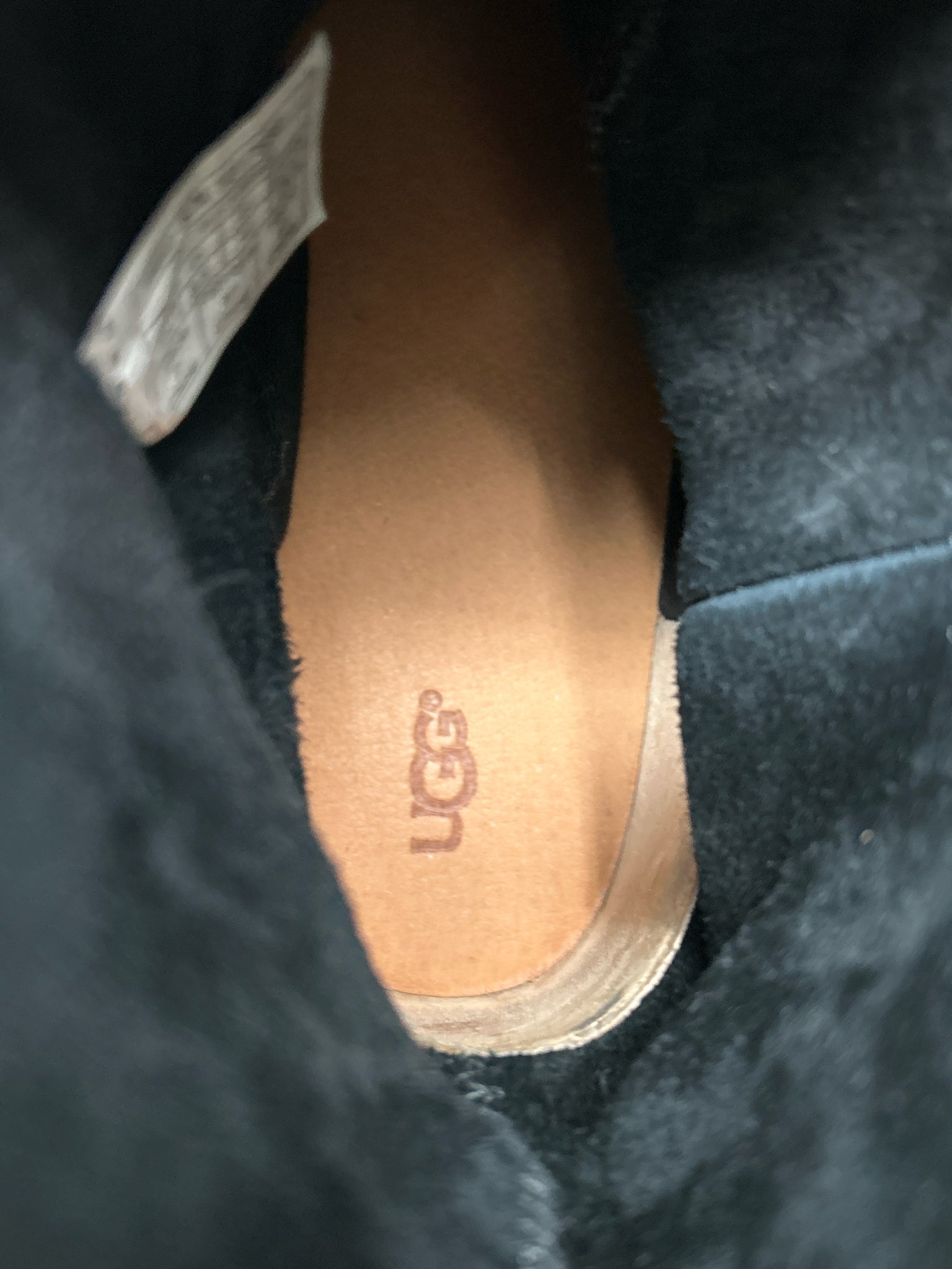 UGG Size 10 Black Women Boots