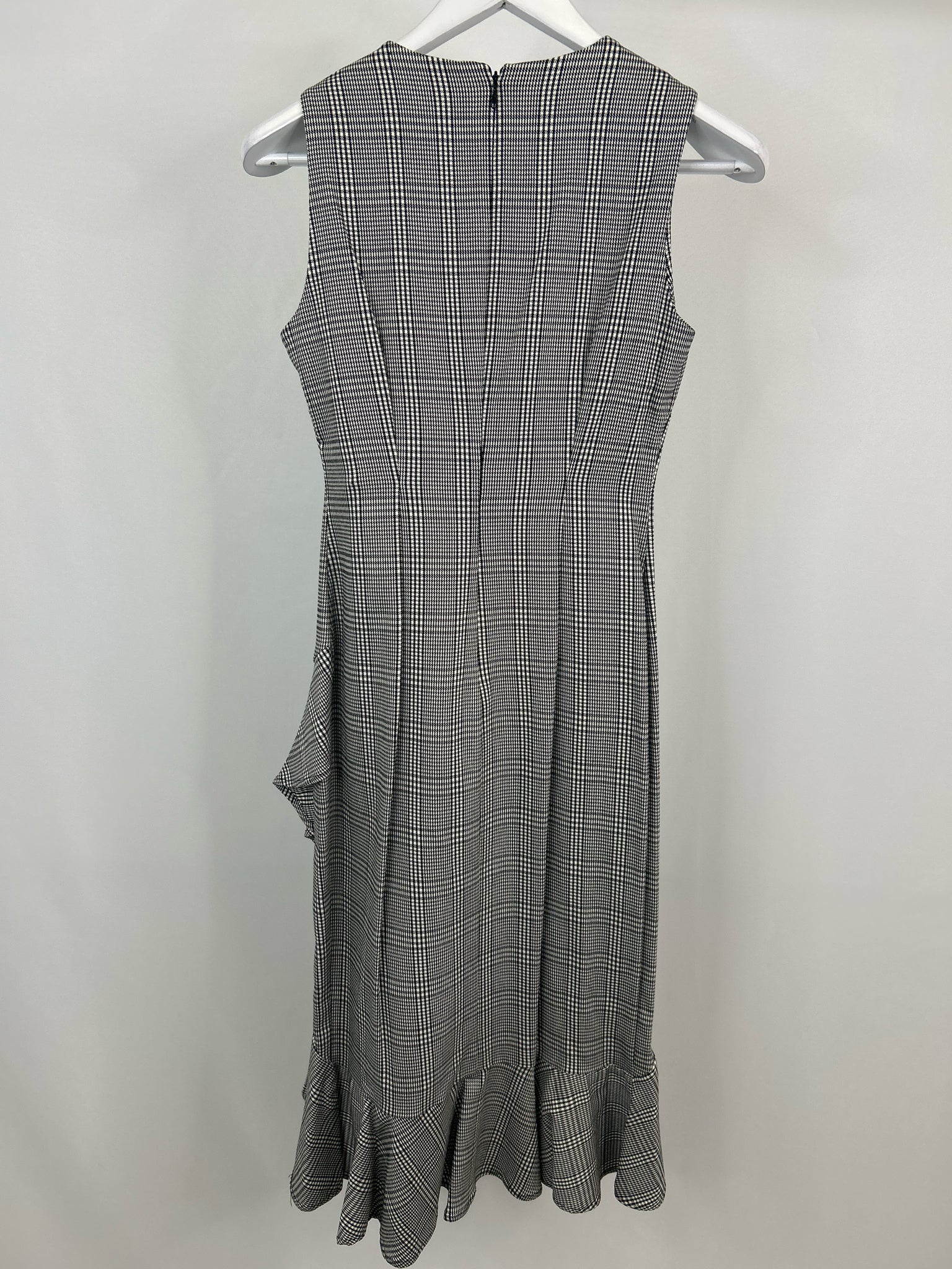 CALVIN KLEIN Size 6 Black and White Women Dress