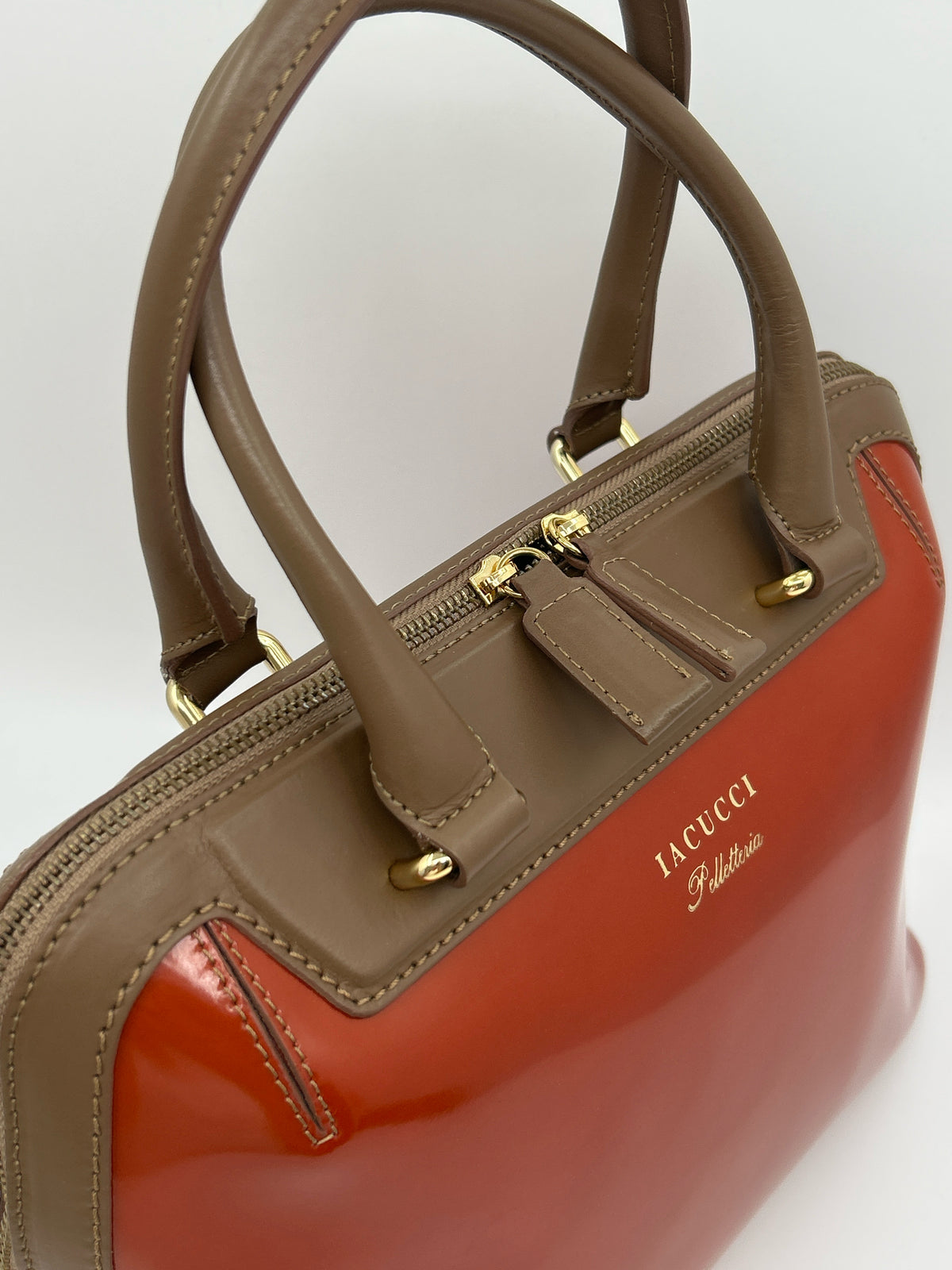 IACUCCI ORANGE & BROWN Women Purse