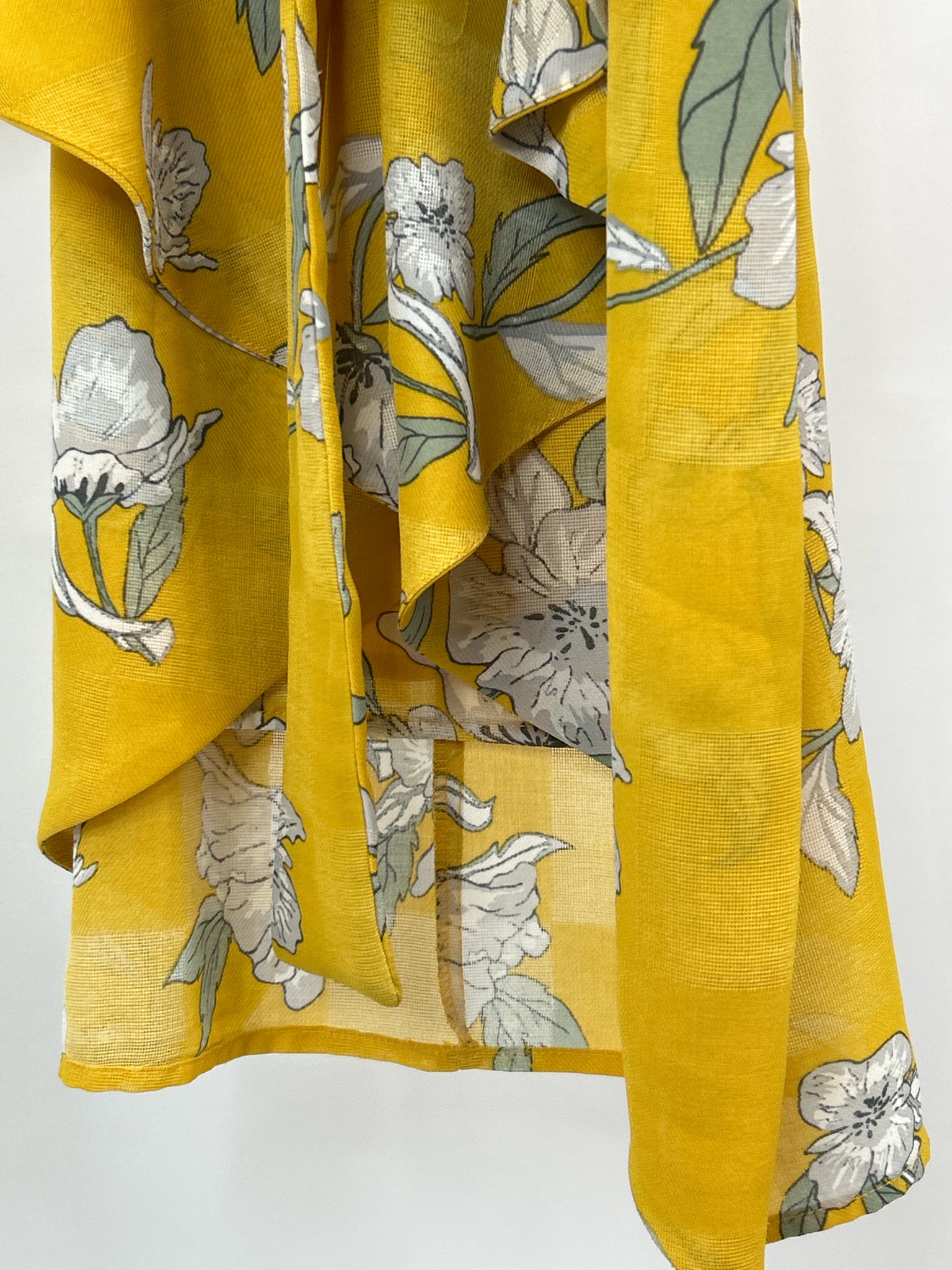 CHRISELLE Size S YELLOW FLORAL Women Dress