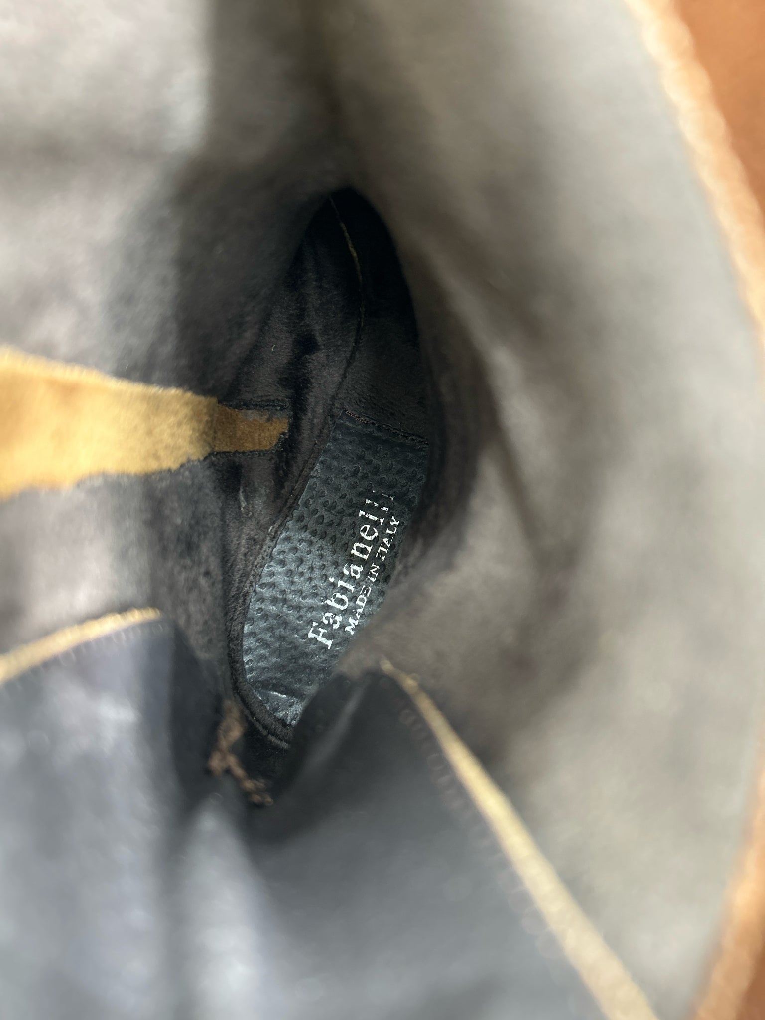 FABIANELLI Size 39 Brown Women Boots