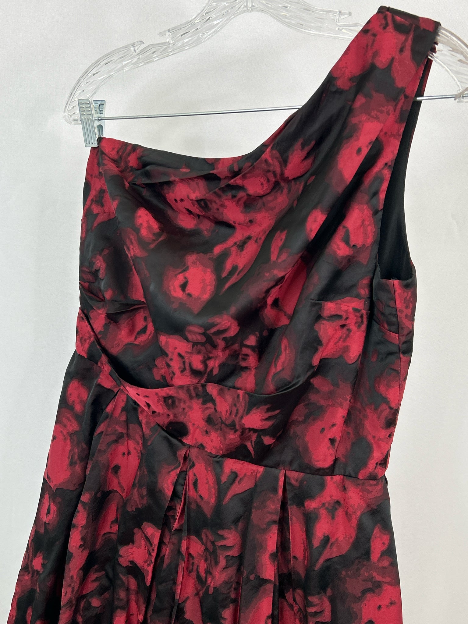 SLATE & WILLOW Size 12 Red and Black Women Dress