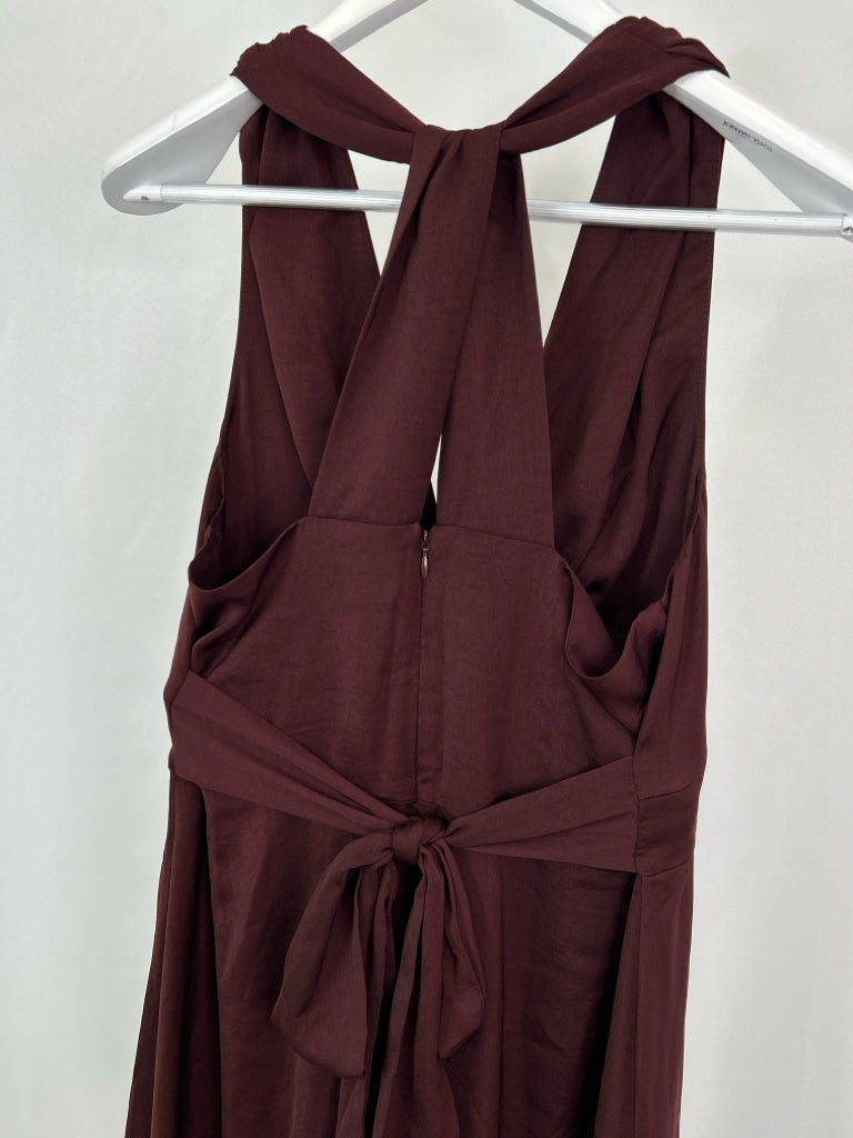 BANANA REPUBLIC Size 10 Burgundy Women's Dress NWT