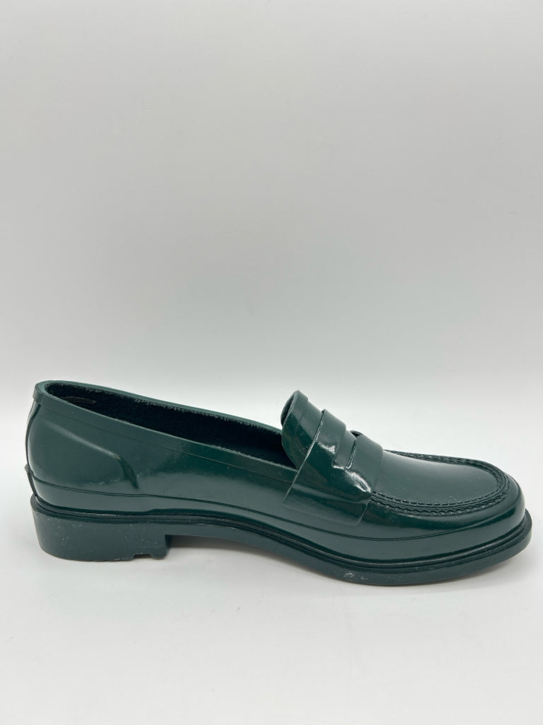 HUNTER Size 9 Pine Green Women's Loafer