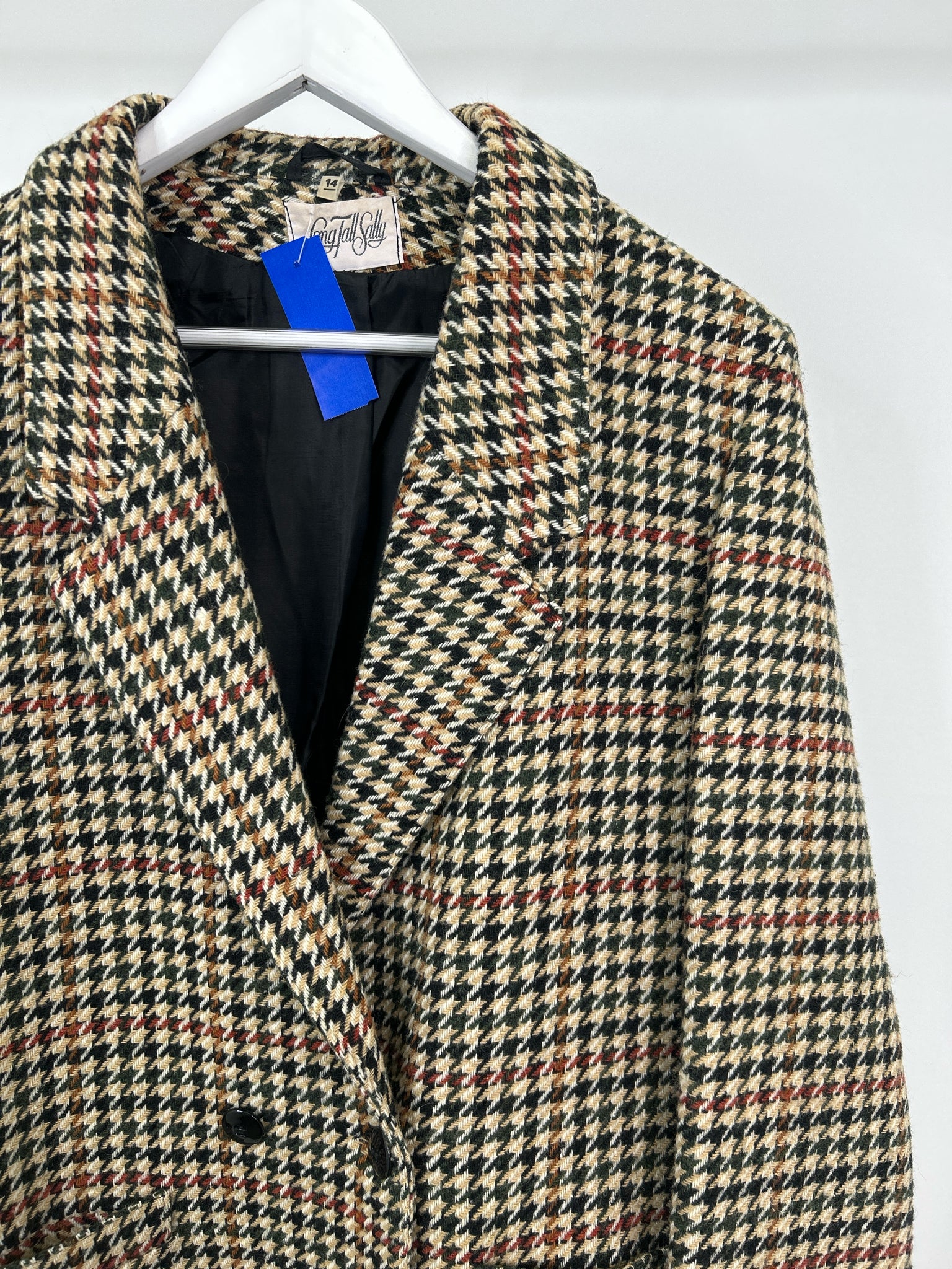 LONG TALL SALLY Size 14 Brown Print Women Coat