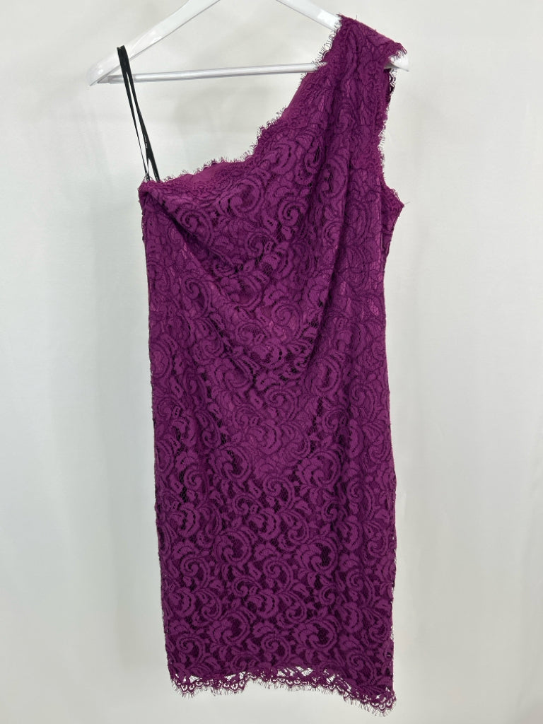 TADASHI SHOJI Size M/L MAGENTA Women's Dress