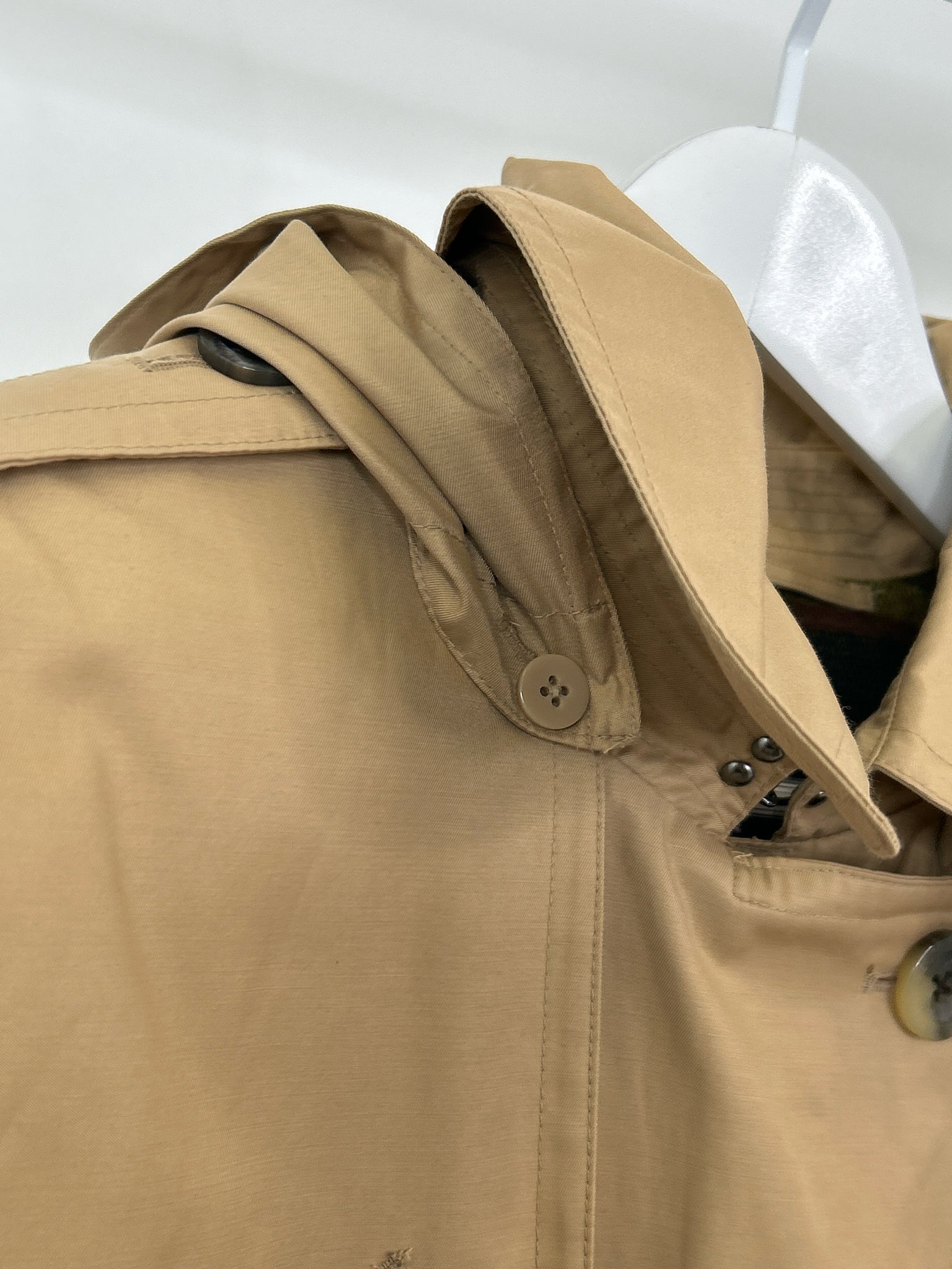 London Fog Size L KHAKI Women Coat